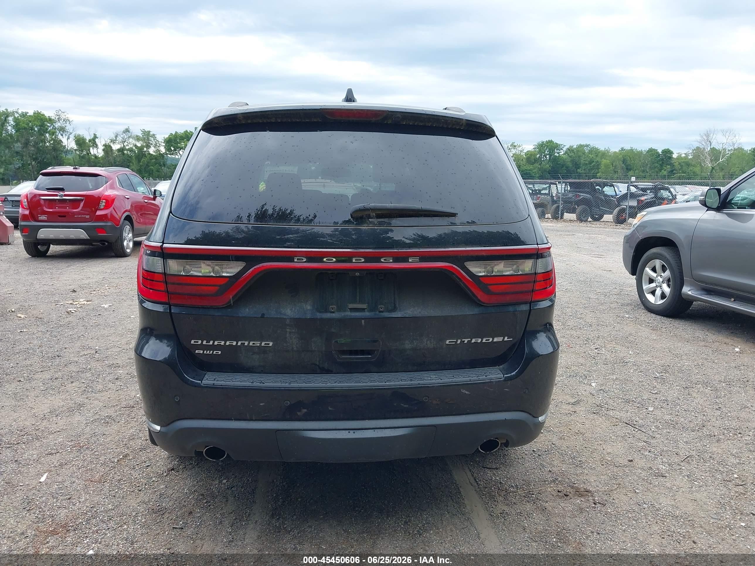 2014 Dodge Durango Citadel Черный vin: 1C4RDJEGXEC301601