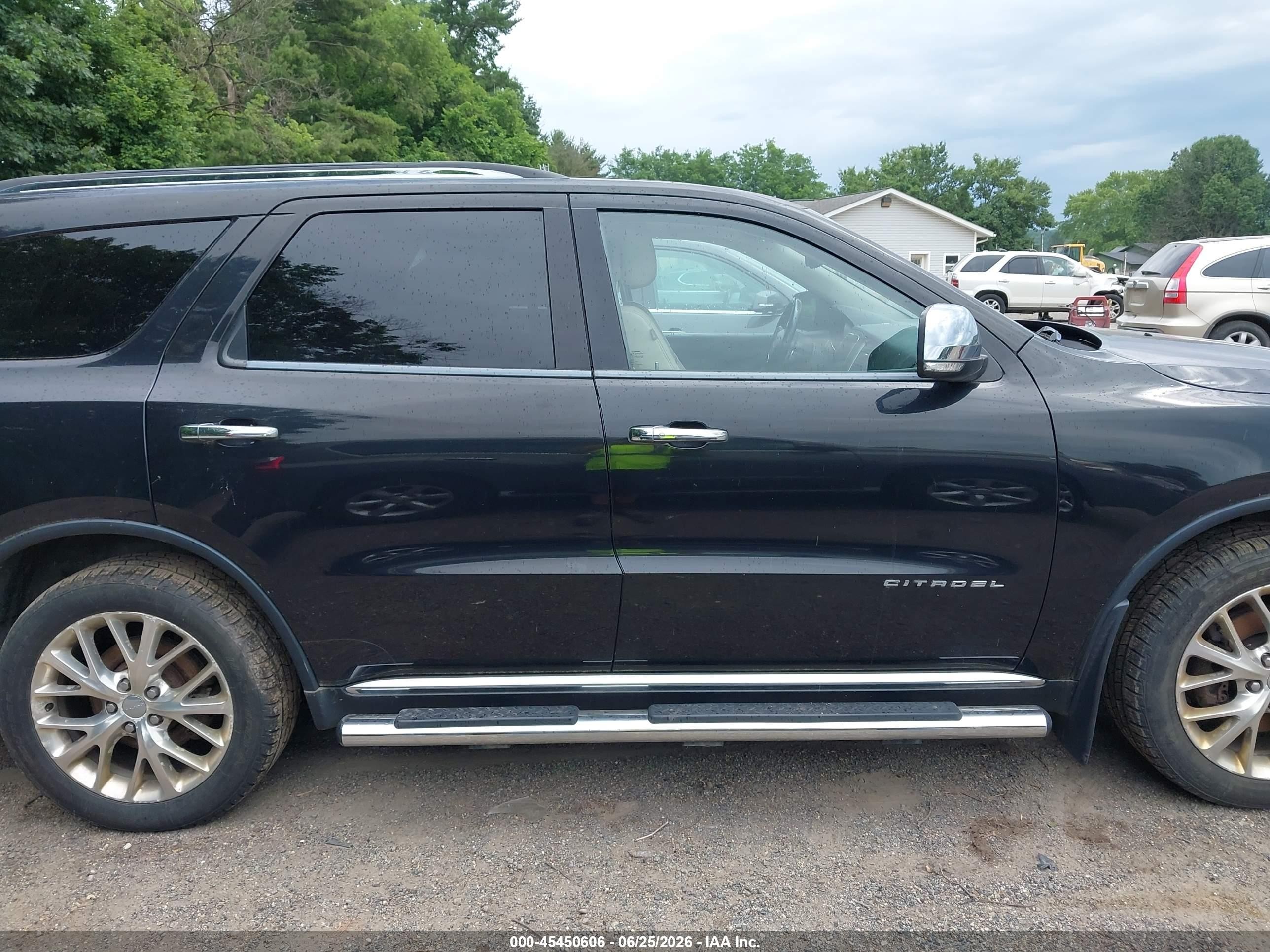 2014 Dodge Durango Citadel Черный vin: 1C4RDJEGXEC301601
