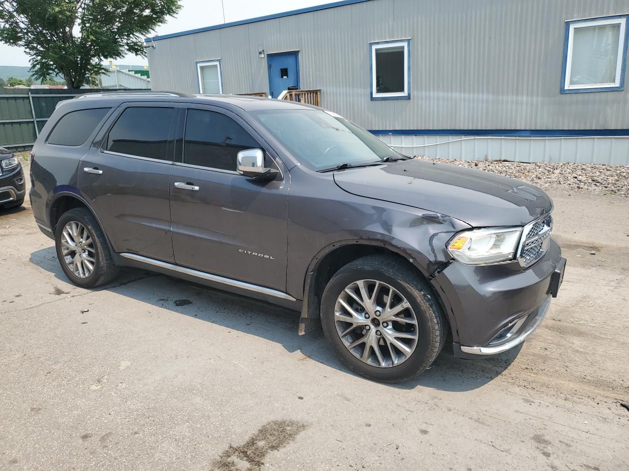 2014 Dodge Durango Citadel Charcoal vin: 1C4RDJEGXEC337286 Damage: Right Front Fender, Dent(S) W/ Paint Dmg, > 12 Inches