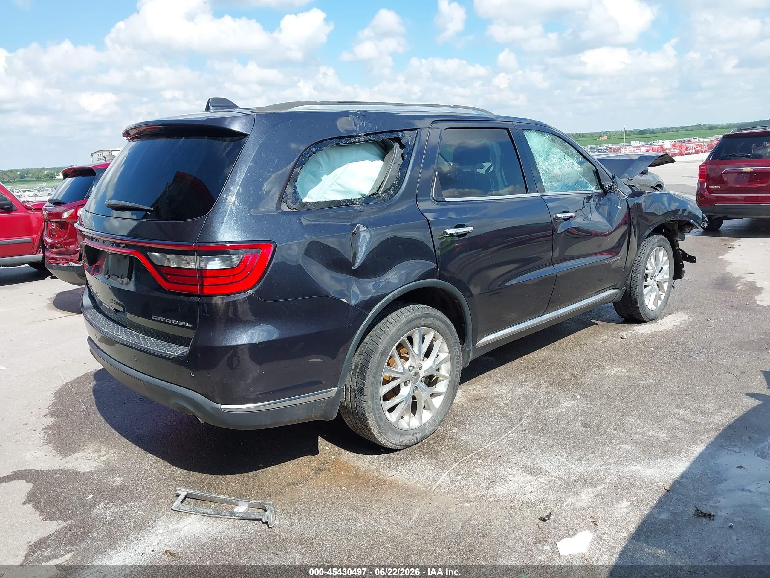 2015 Dodge Durango Citadel Black vin: 1C4RDJEGXFC903805