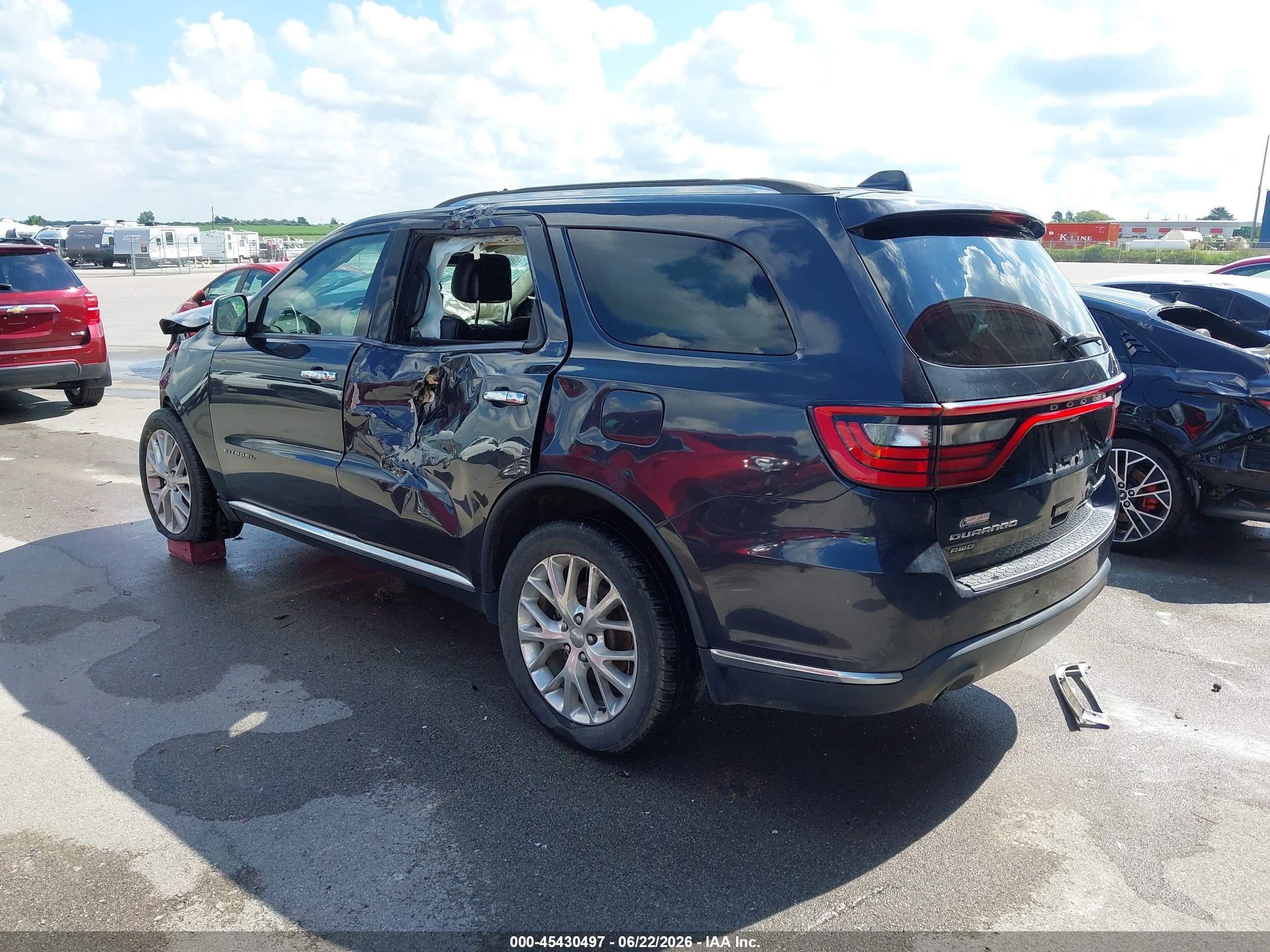 2015 Dodge Durango Citadel Black vin: 1C4RDJEGXFC903805
