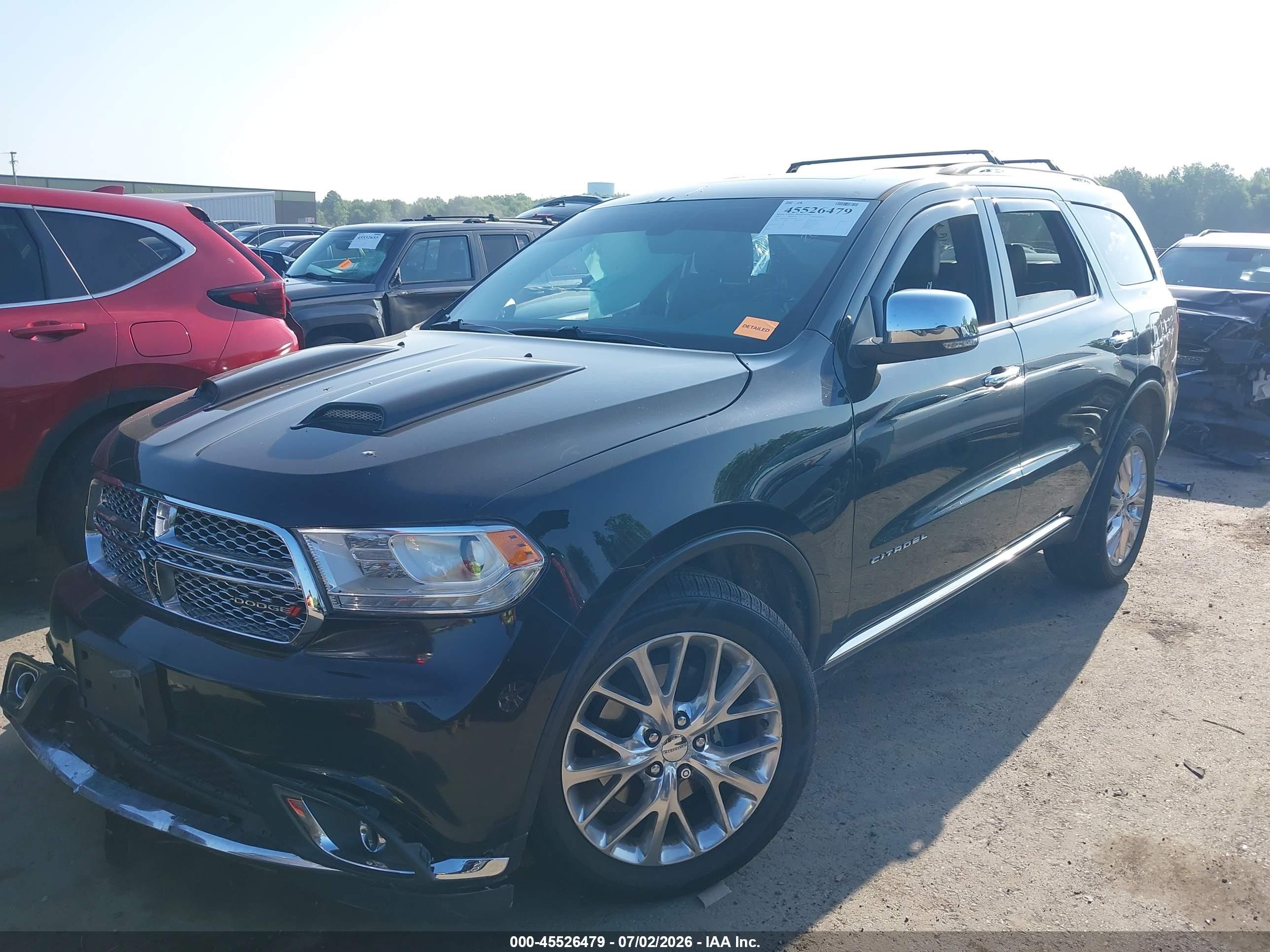 2015 Dodge Durango Citadel Black vin: 1C4RDJEGXFC908261