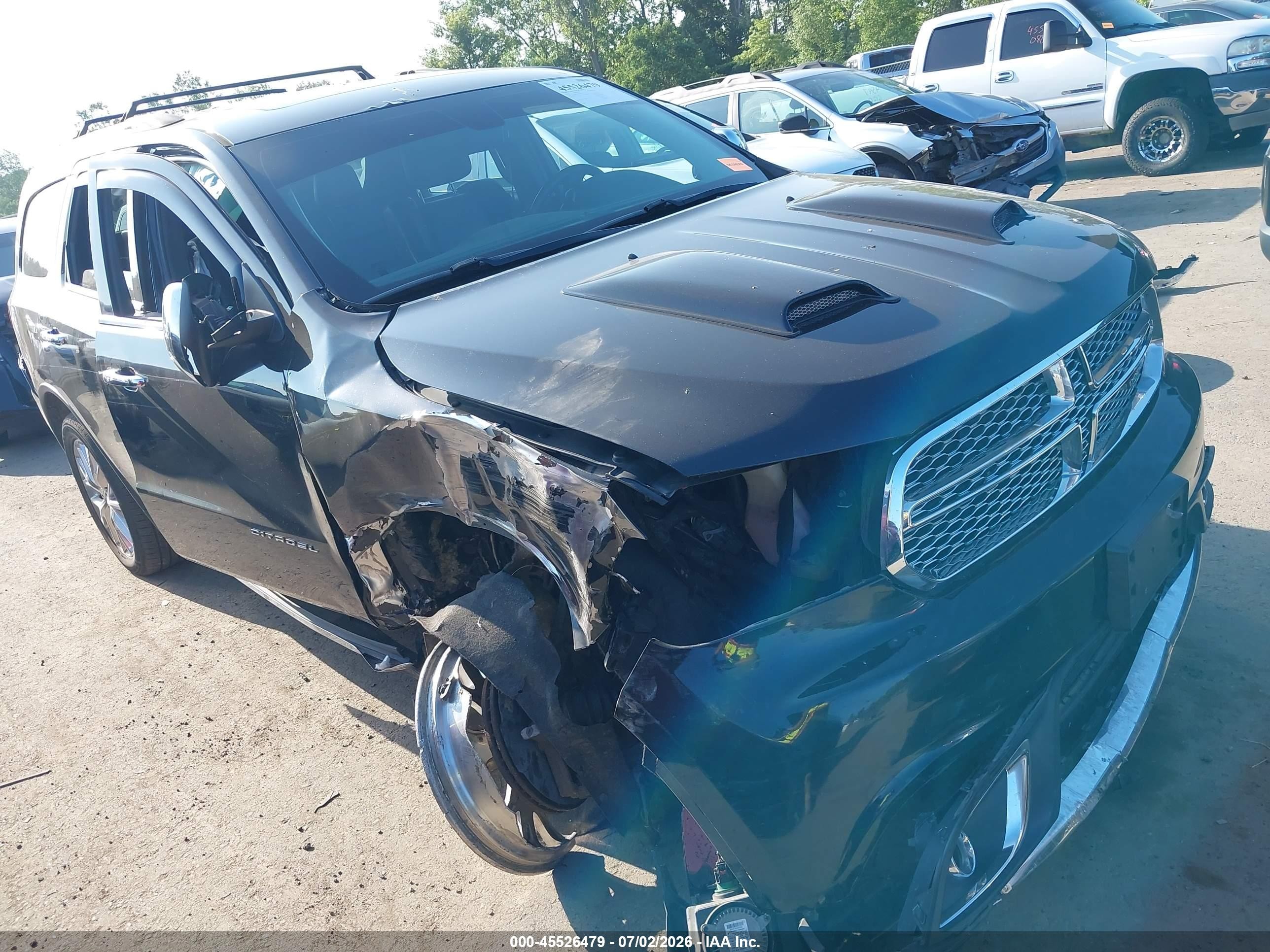 2015 Dodge Durango Citadel Black vin: 1C4RDJEGXFC908261