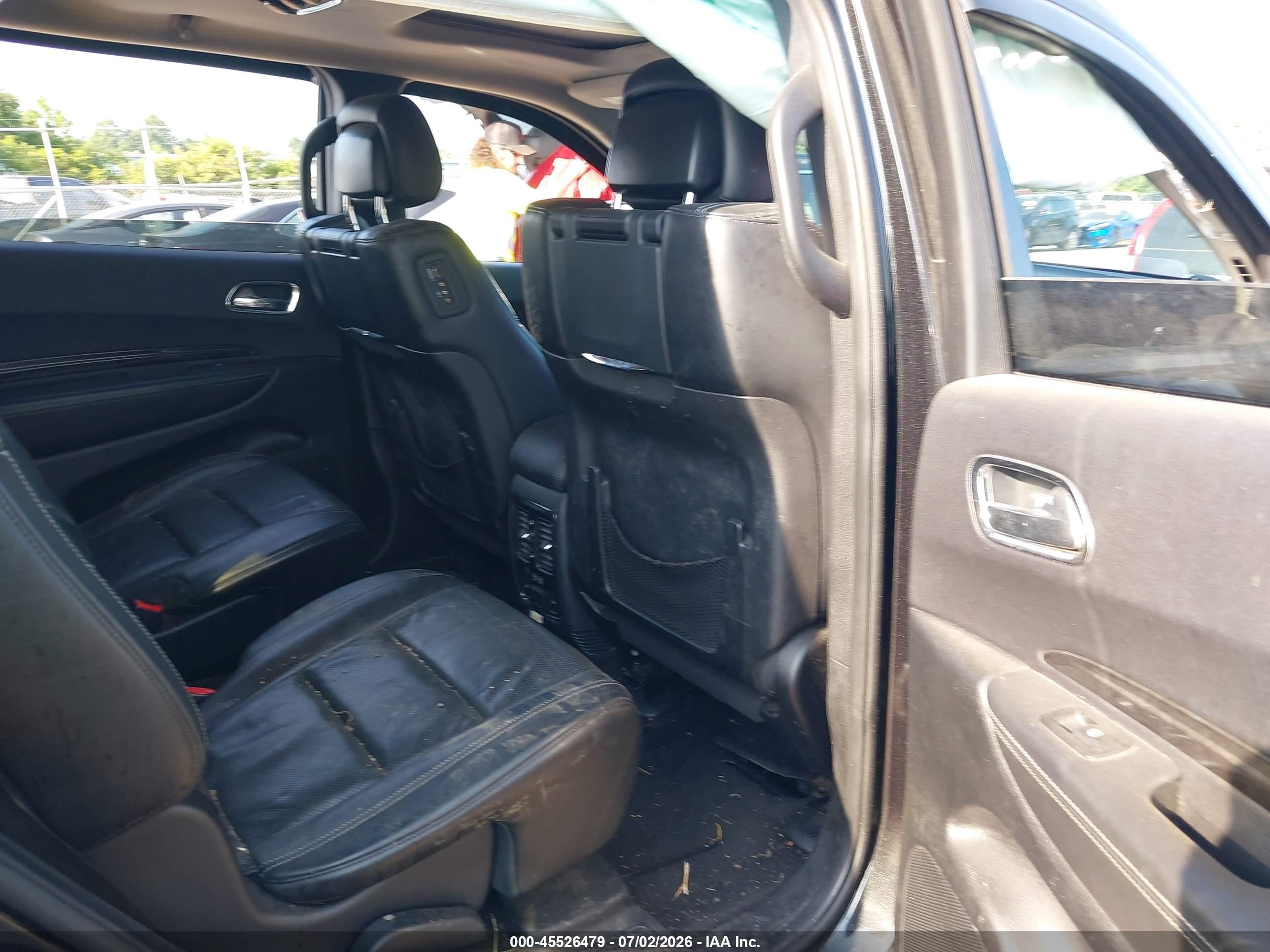 2015 Dodge Durango Citadel Black vin: 1C4RDJEGXFC908261
