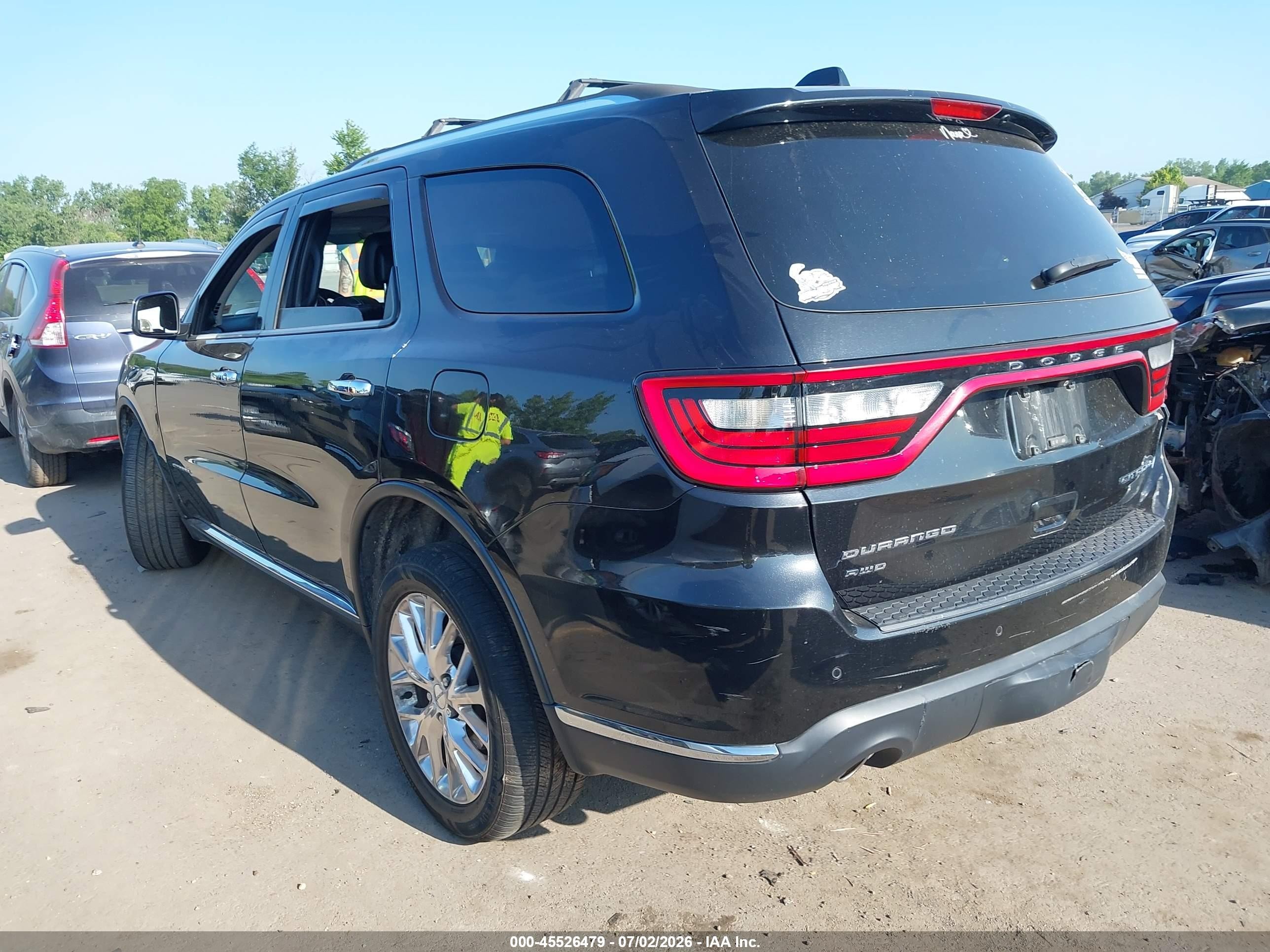 2015 Dodge Durango Citadel Black vin: 1C4RDJEGXFC908261