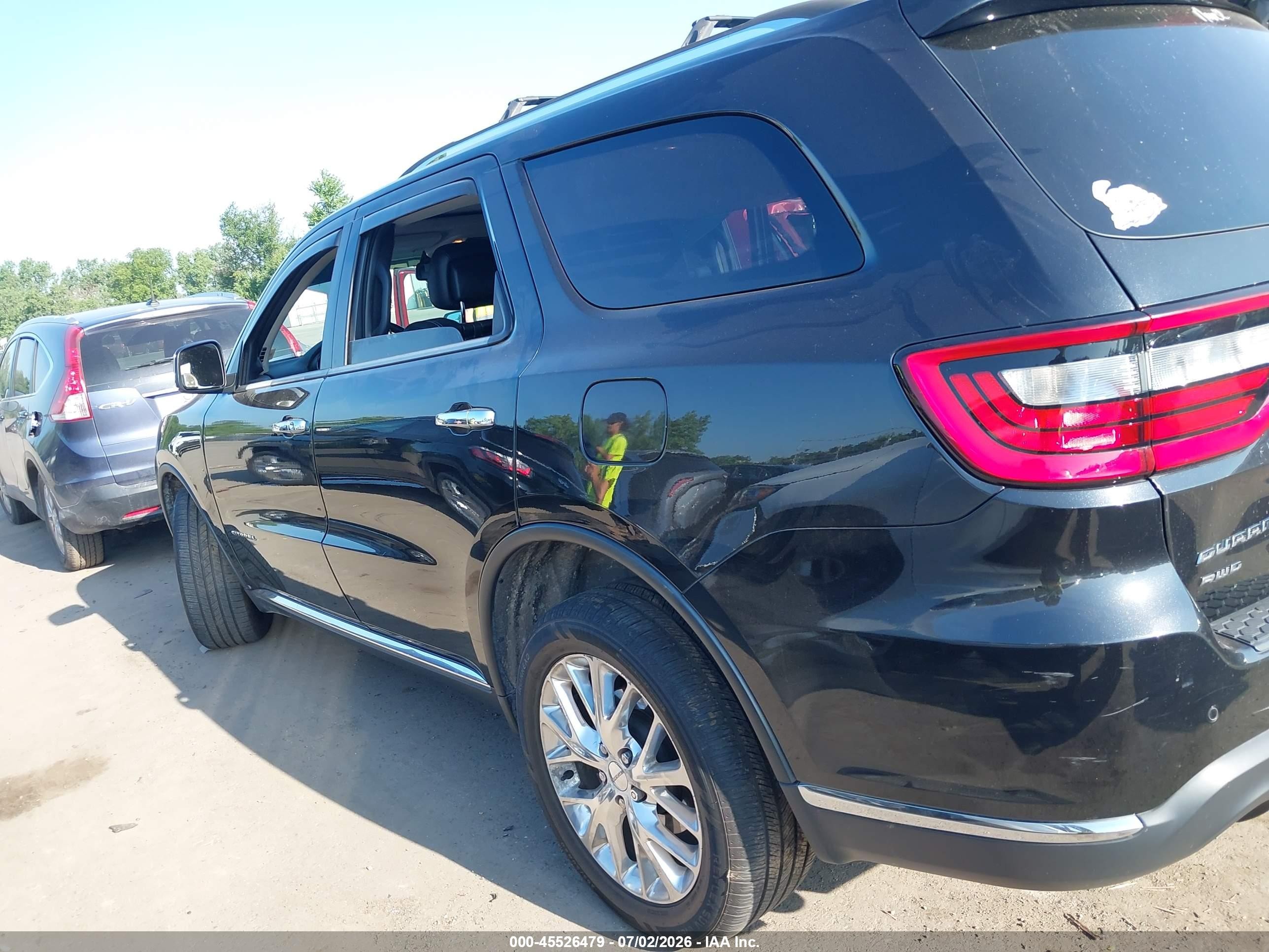 2015 Dodge Durango Citadel Black vin: 1C4RDJEGXFC908261