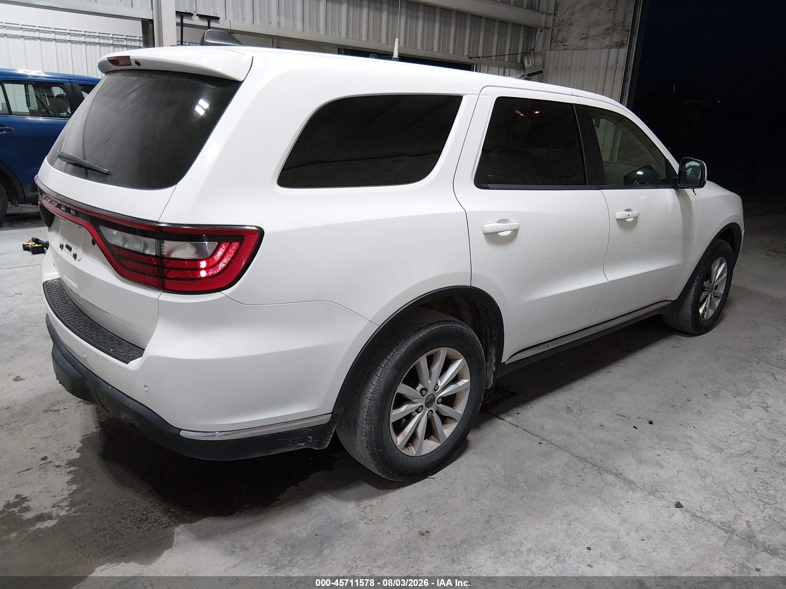 2020 Dodge Durango Pursuit Awd White vin: 1C4RDJFG0LC405994