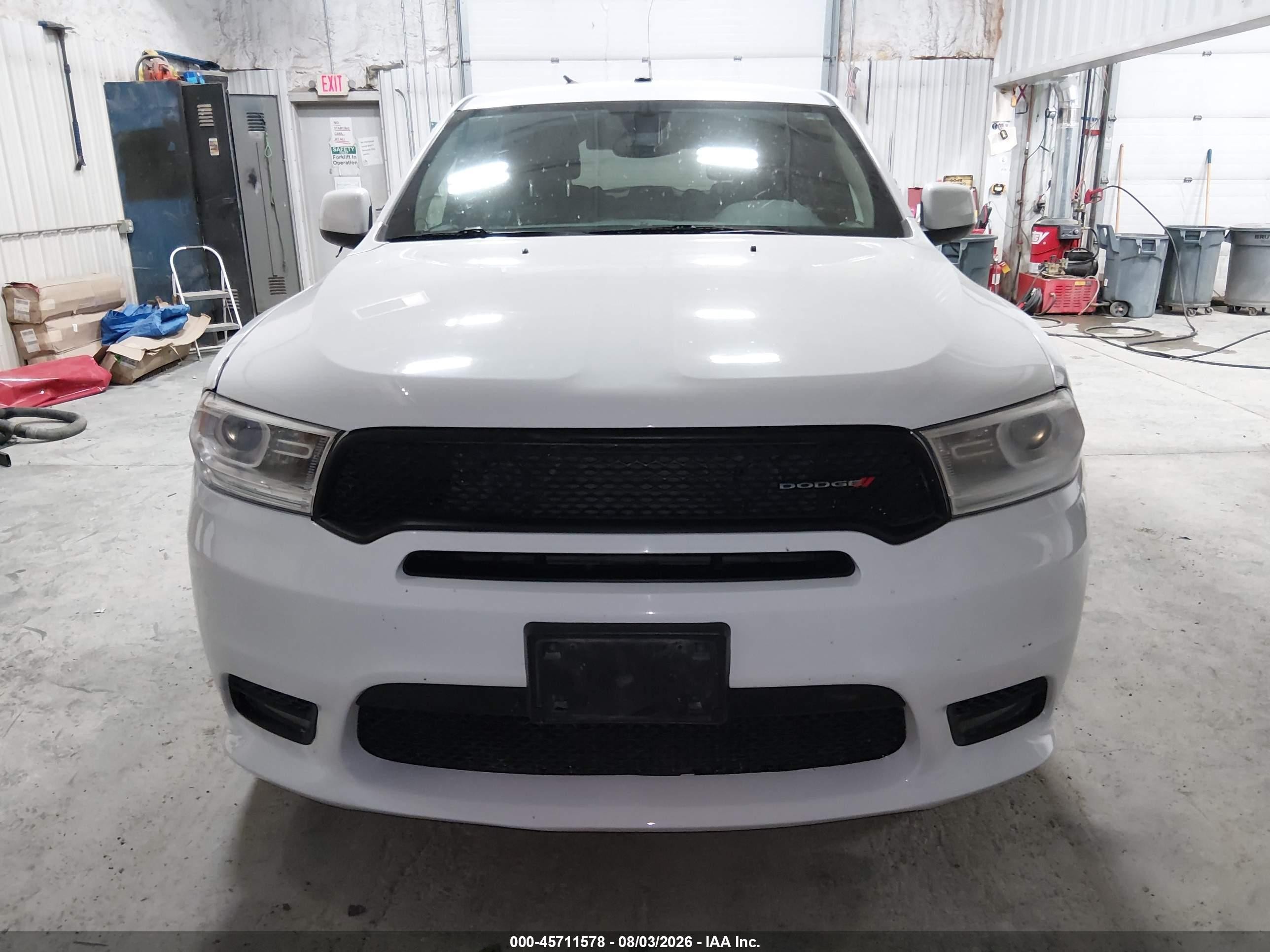 2020 Dodge Durango Pursuit Awd White vin: 1C4RDJFG0LC405994
