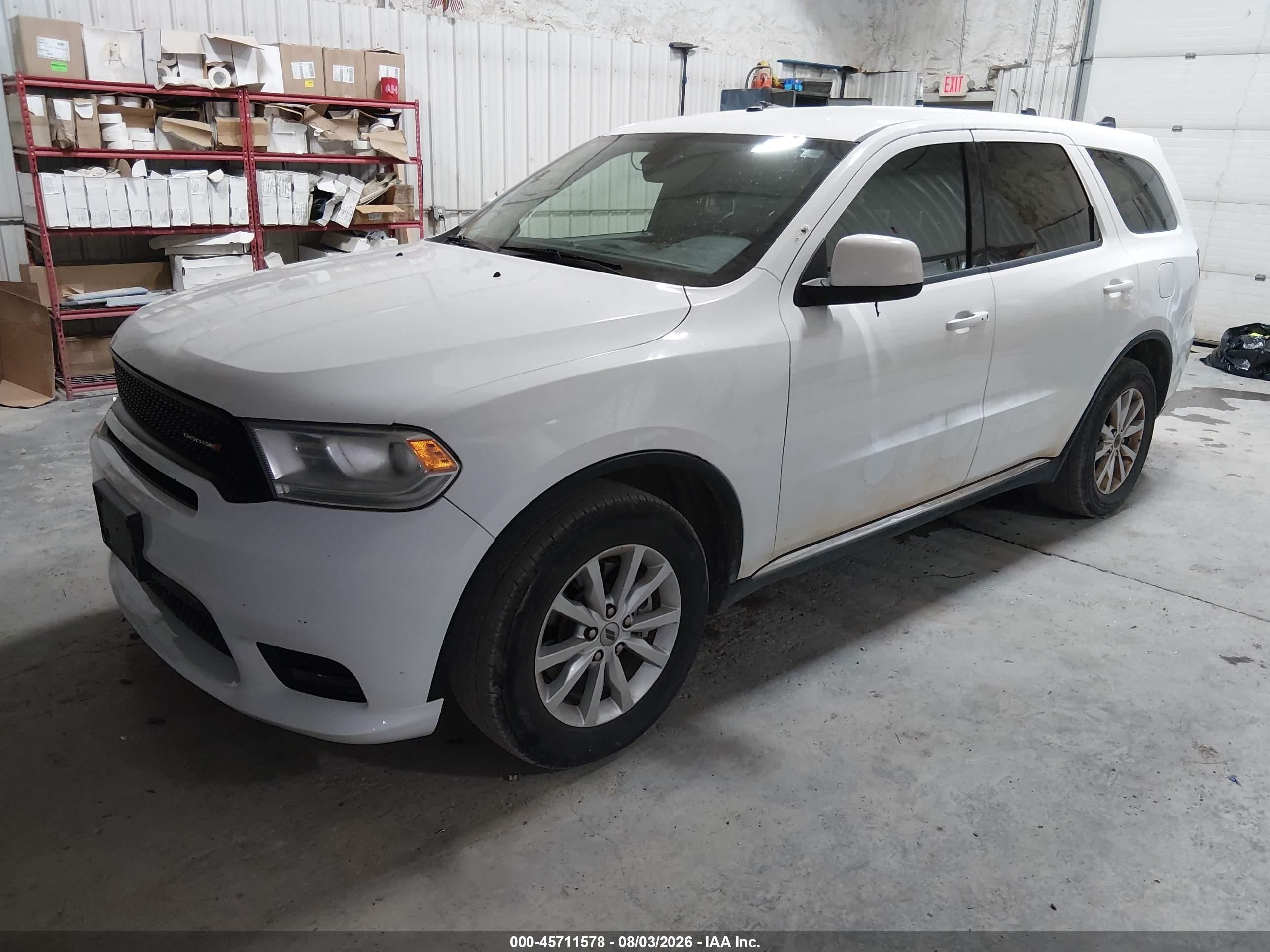 2020 Dodge Durango Pursuit Awd White vin: 1C4RDJFG0LC405994