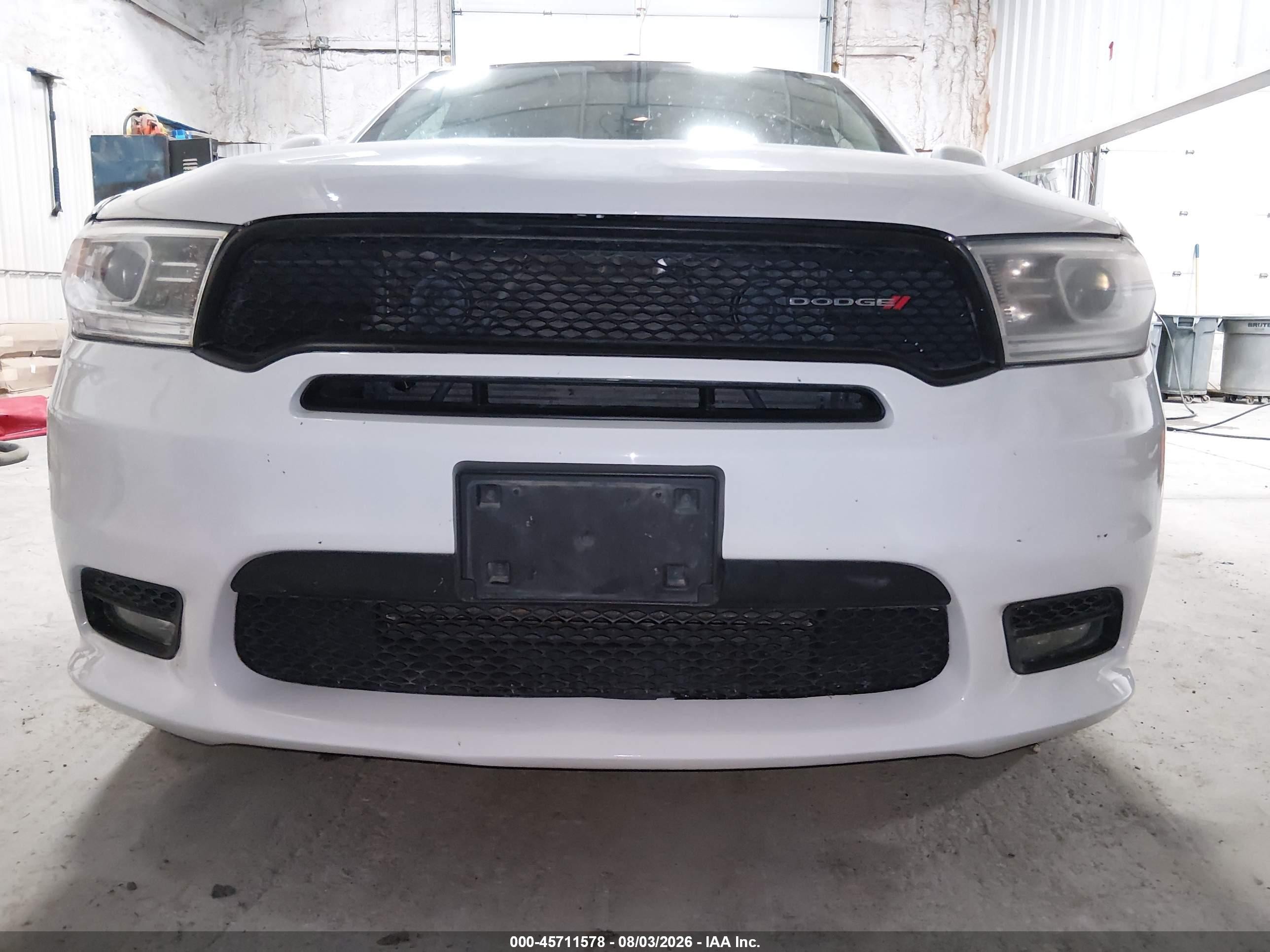2020 Dodge Durango Pursuit Awd White vin: 1C4RDJFG0LC405994