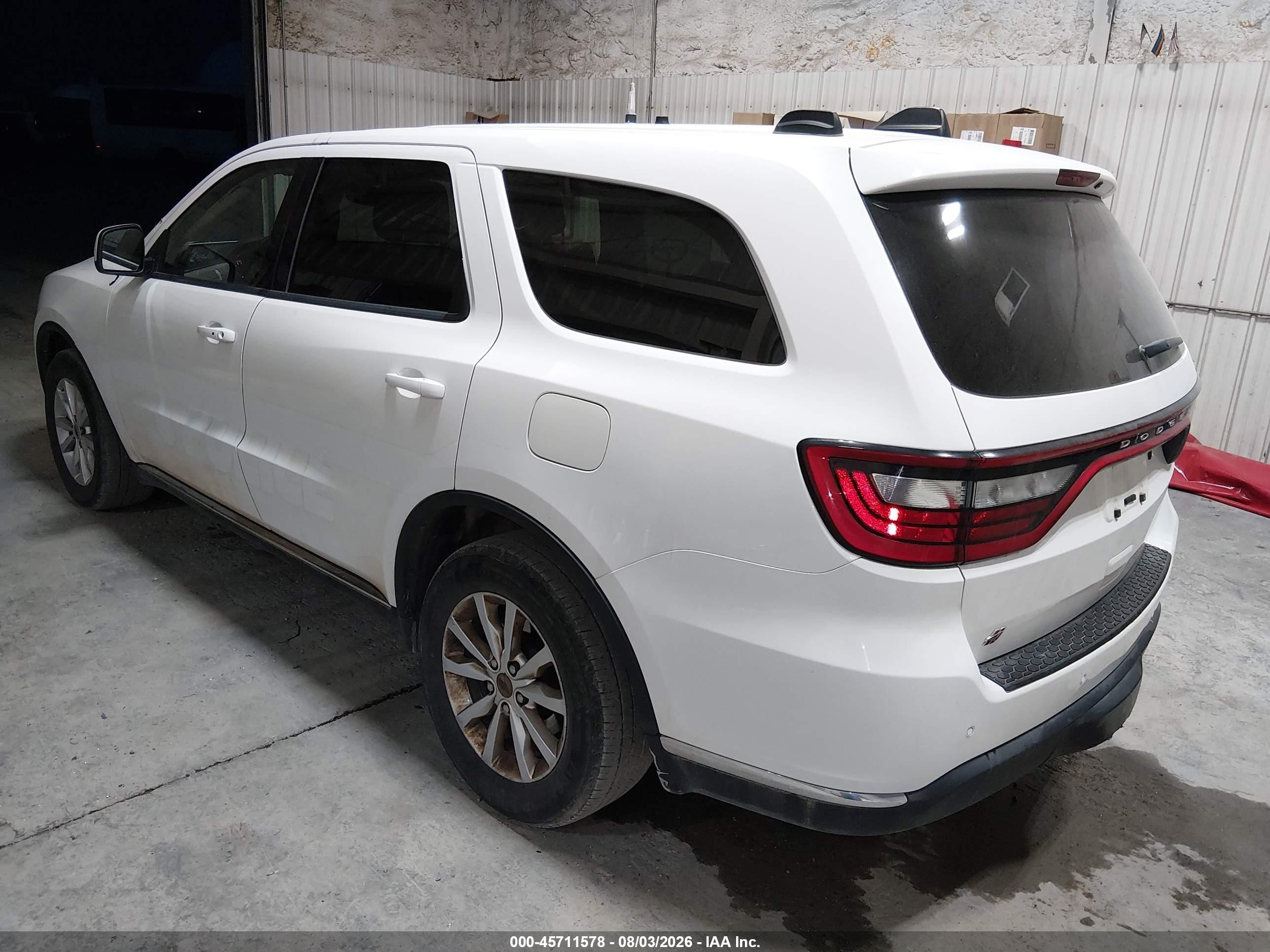 2020 Dodge Durango Pursuit Awd White vin: 1C4RDJFG0LC405994