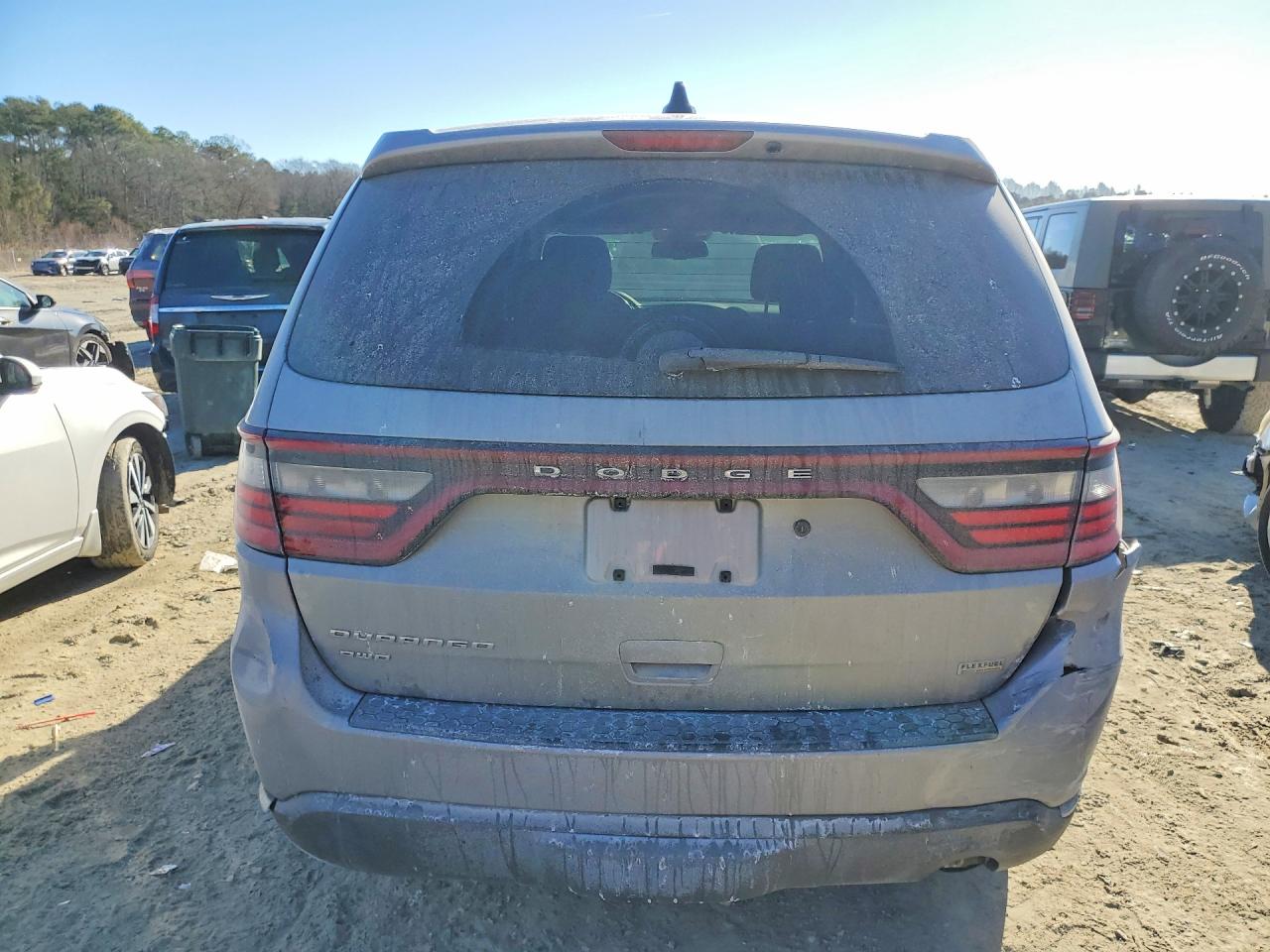 2015 Dodge Durango Ssv Silver vin: 1C4RDJFG1FC883782