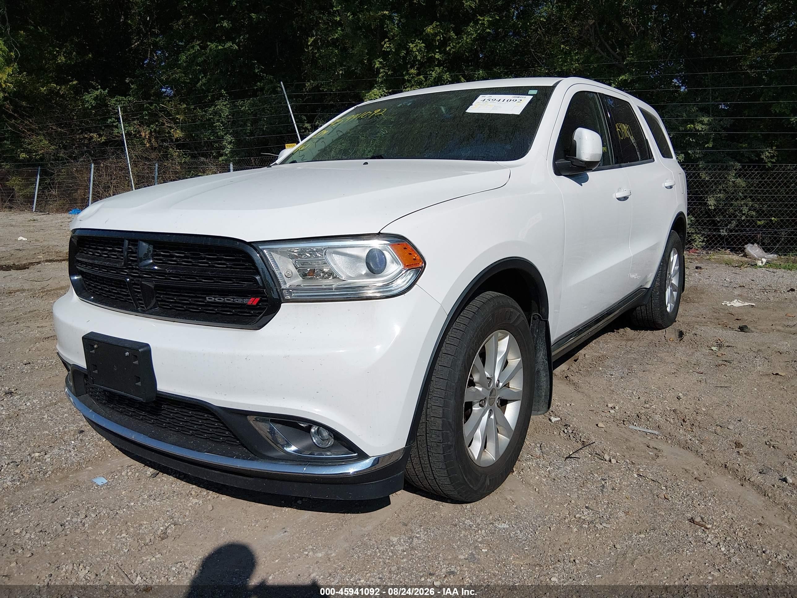 2014 Dodge Durango Special Service Белый vin: 1C4RDJFG2EC389865