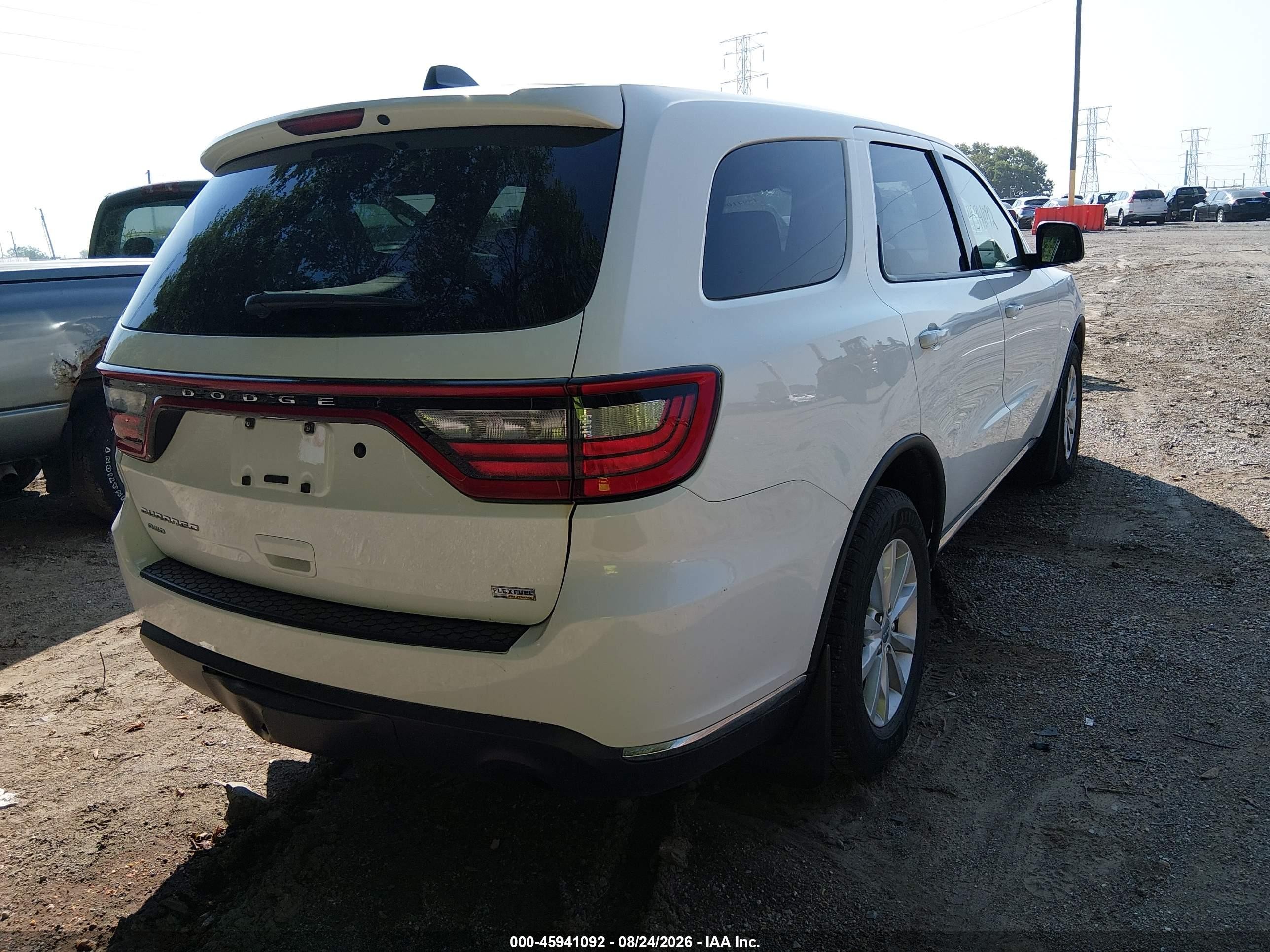 2014 Dodge Durango Special Service Белый vin: 1C4RDJFG2EC389865