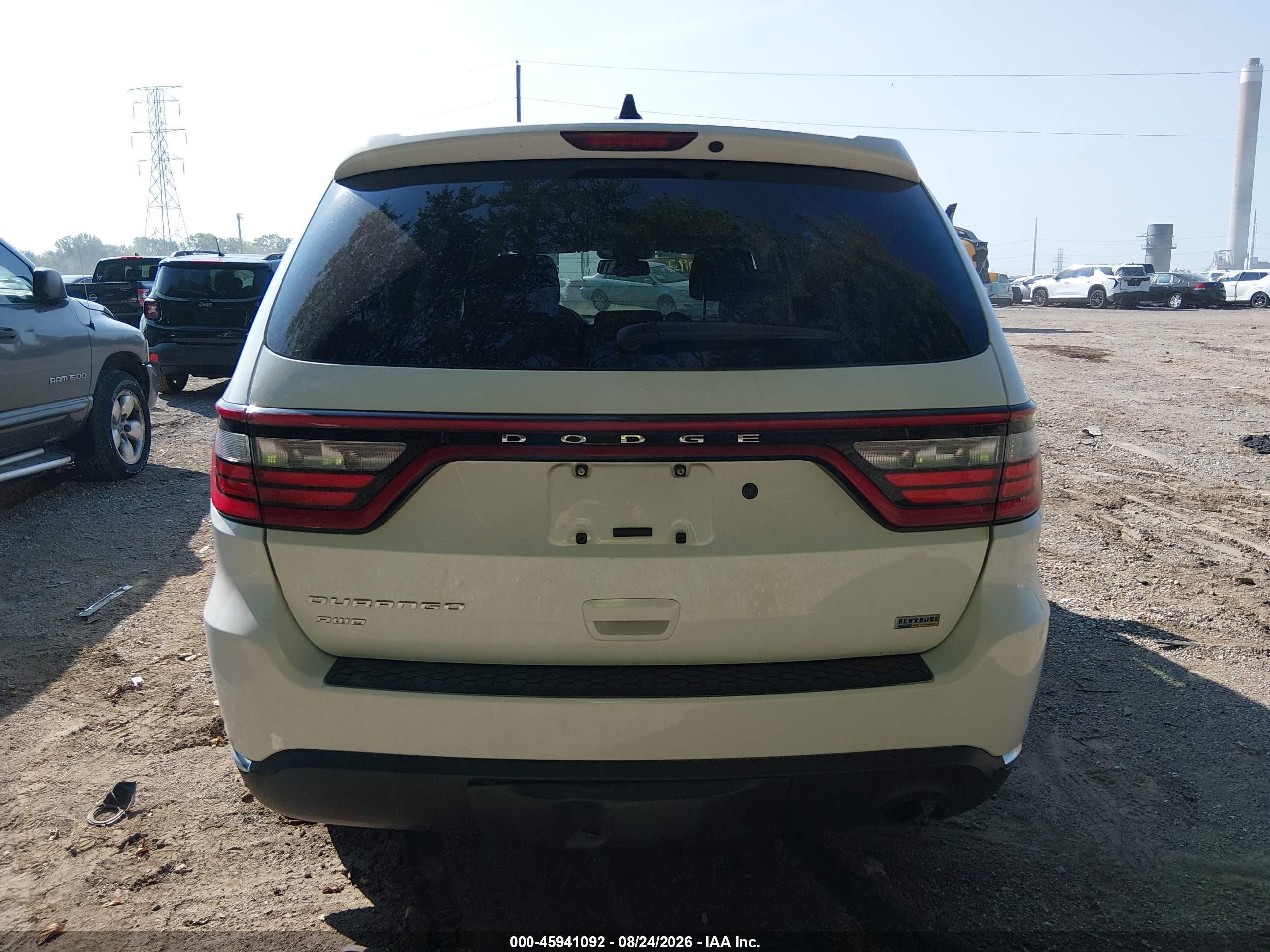 2014 Dodge Durango Special Service Белый vin: 1C4RDJFG2EC389865