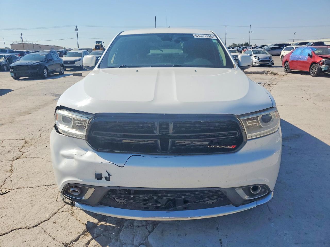 2018 Dodge Durango Ssv White vin: 1C4RDJFG3JC496322