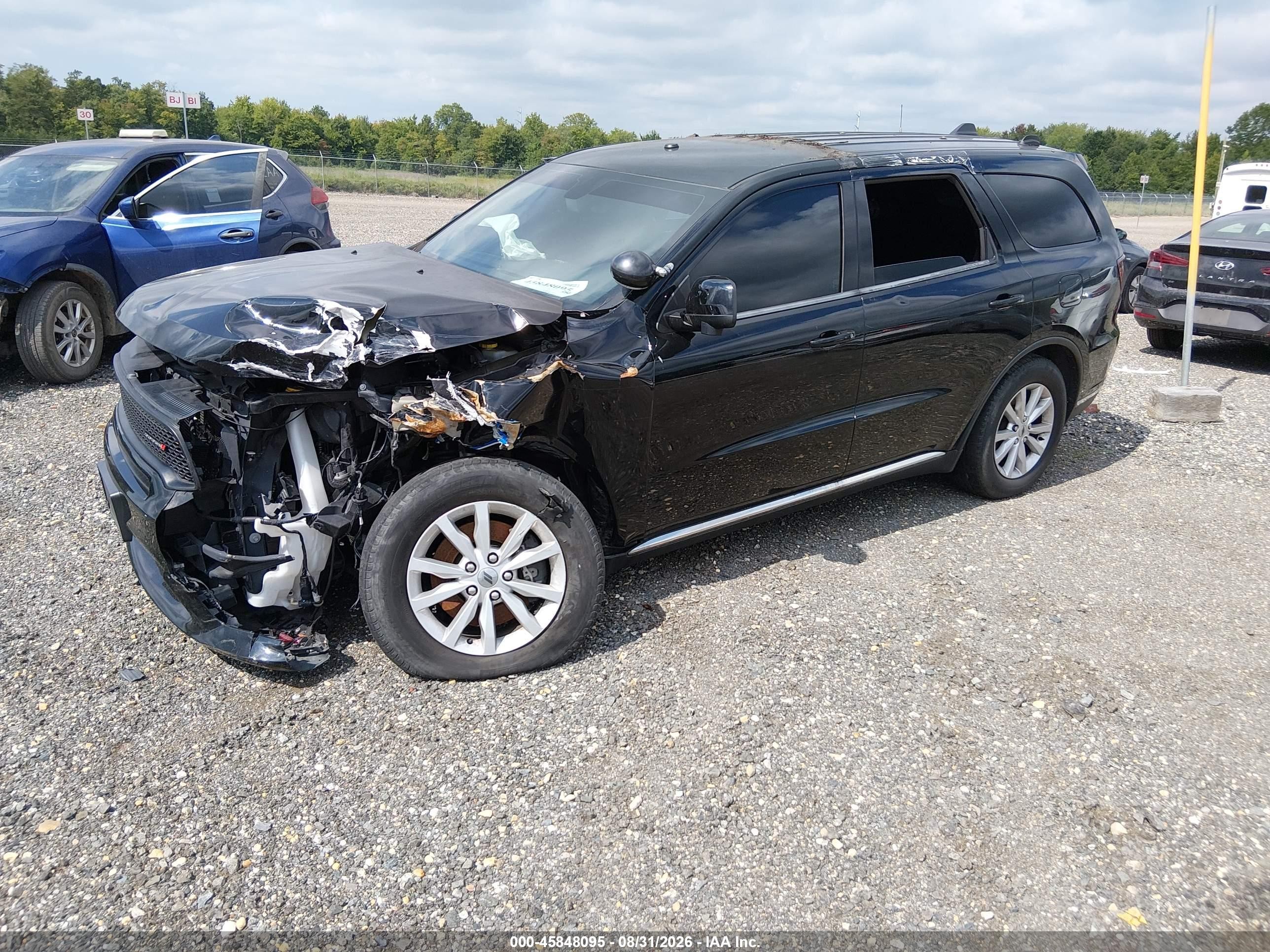 2020 Dodge Durango Pursuit Awd Black vin: 1C4RDJFG4LC442238