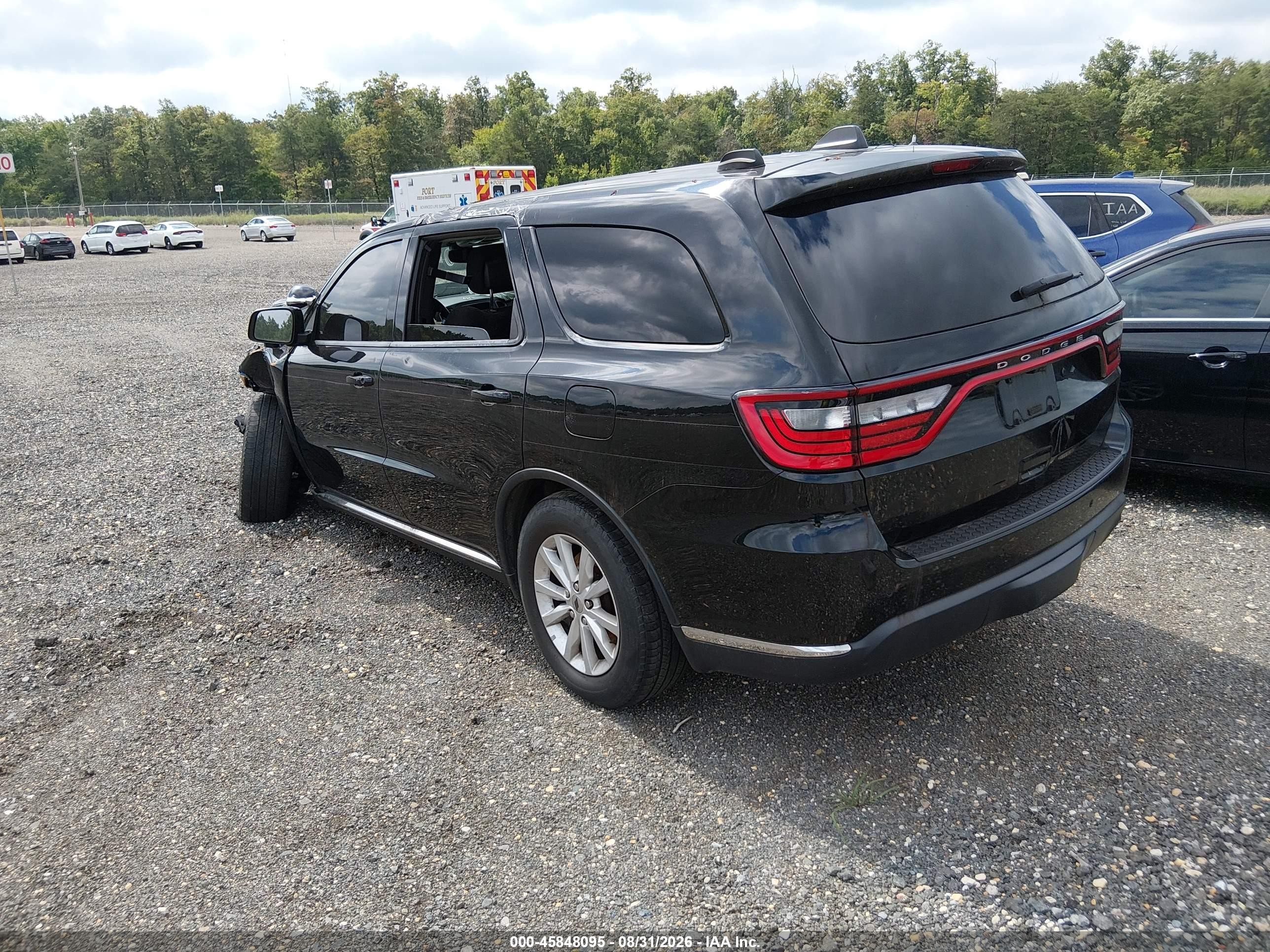 2020 Dodge Durango Pursuit Awd Black vin: 1C4RDJFG4LC442238