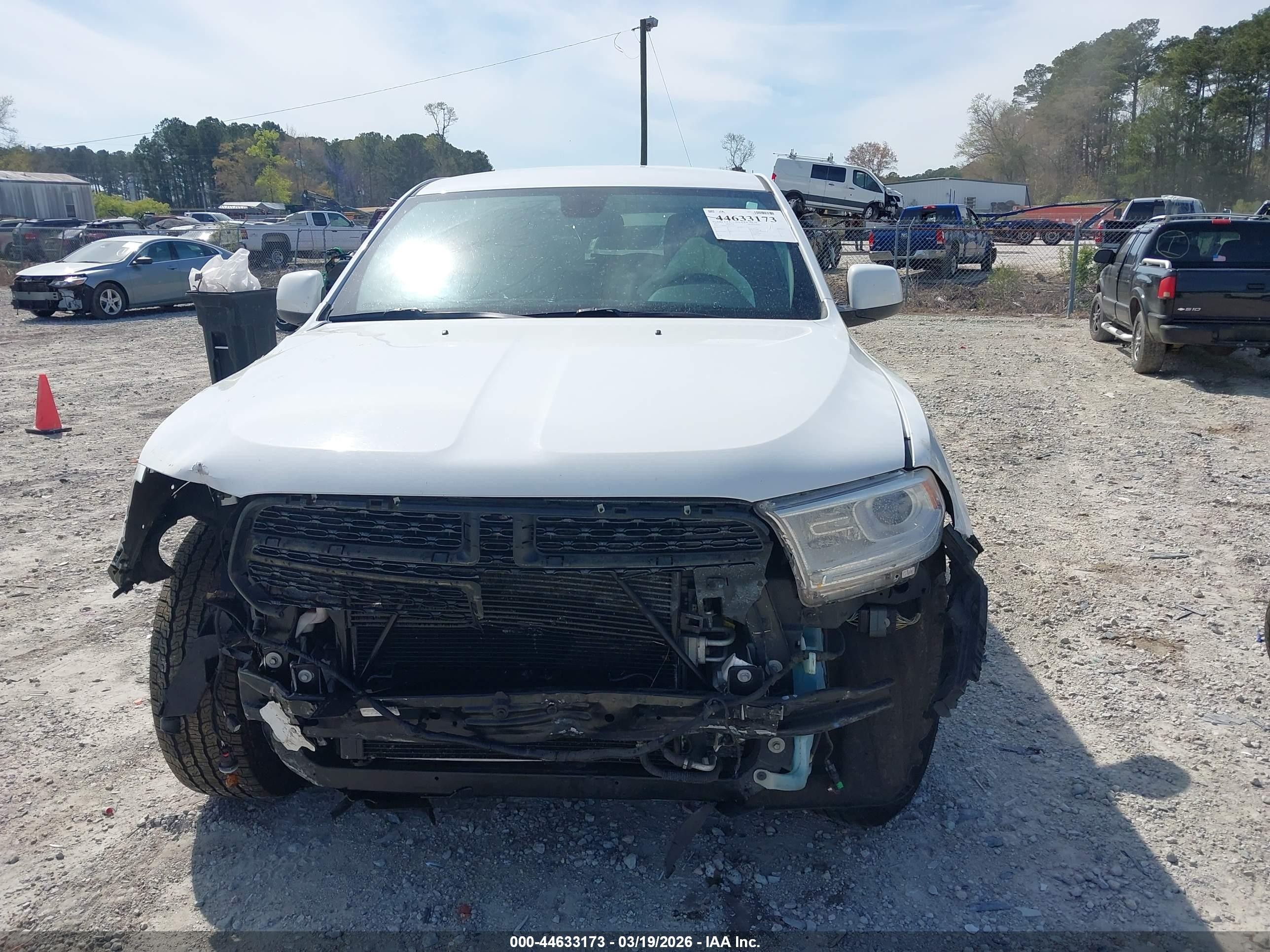 2015 Dodge Durango Special Service White vin: 1C4RDJFG5FC801777