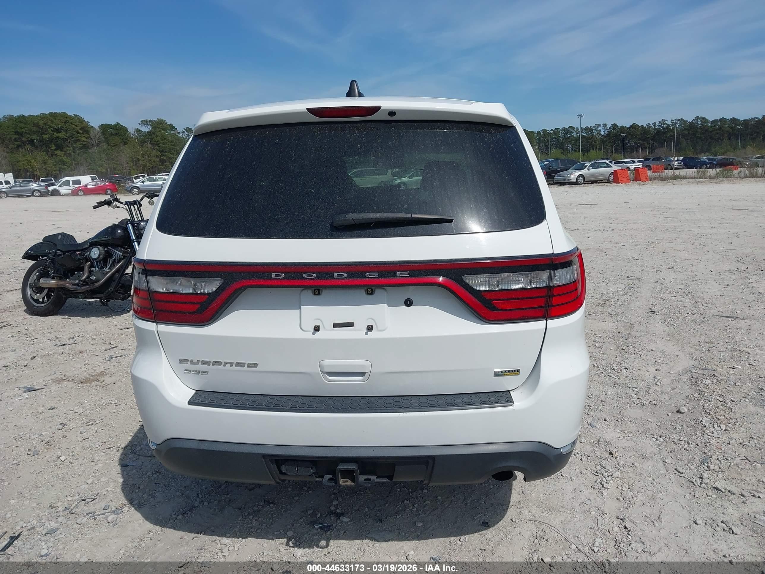 2015 Dodge Durango Special Service White vin: 1C4RDJFG5FC801777