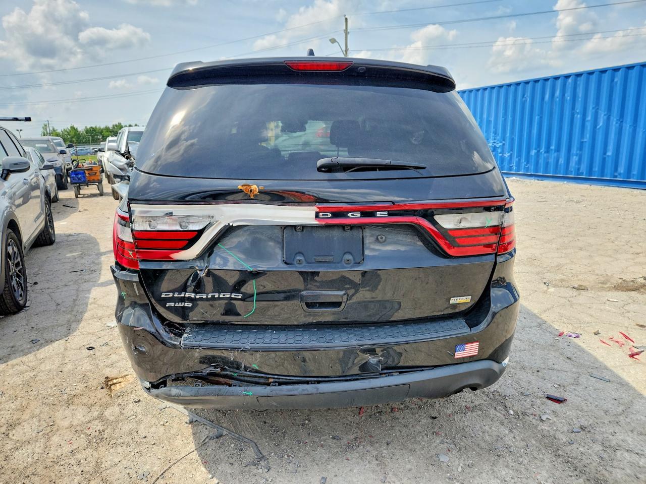 2015 Dodge Durango Ssv Black vin: 1C4RDJFG8FC766748