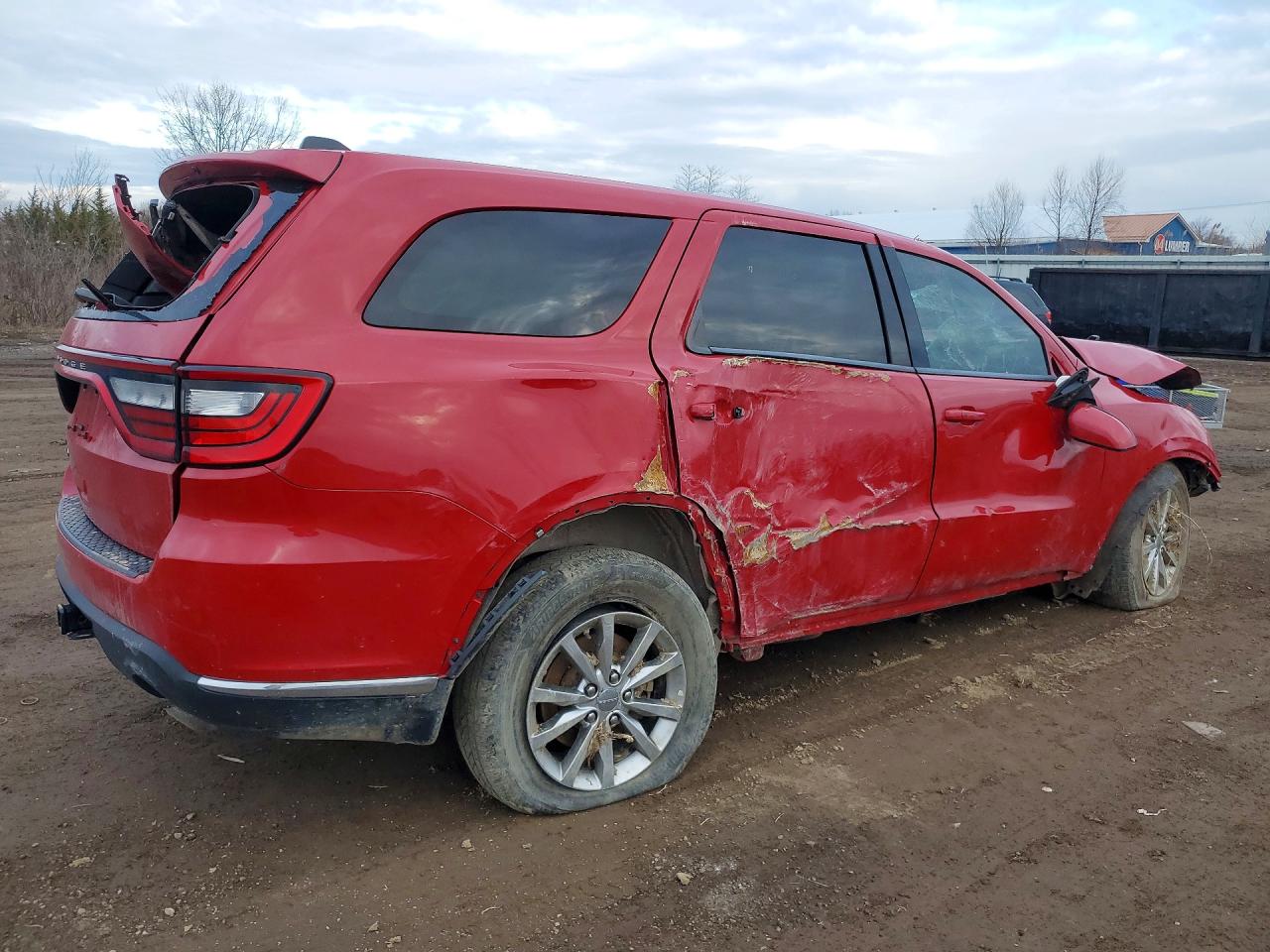 2016 Dodge Durango Ssv Red vin: 1C4RDJFG8GC419972