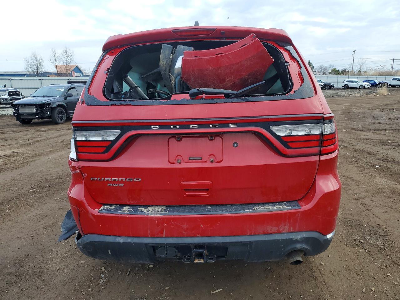 2016 Dodge Durango Ssv Red vin: 1C4RDJFG8GC419972