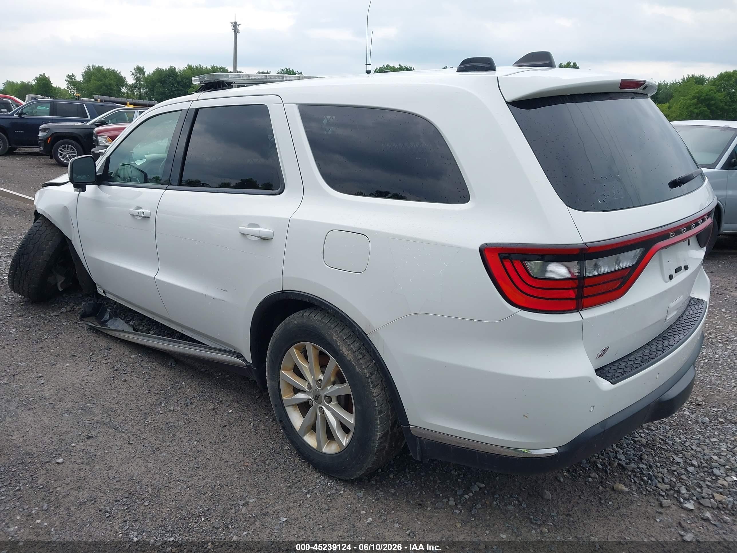 2020 Dodge Durango Pursuit Awd White vin: 1C4RDJFG8LC431811