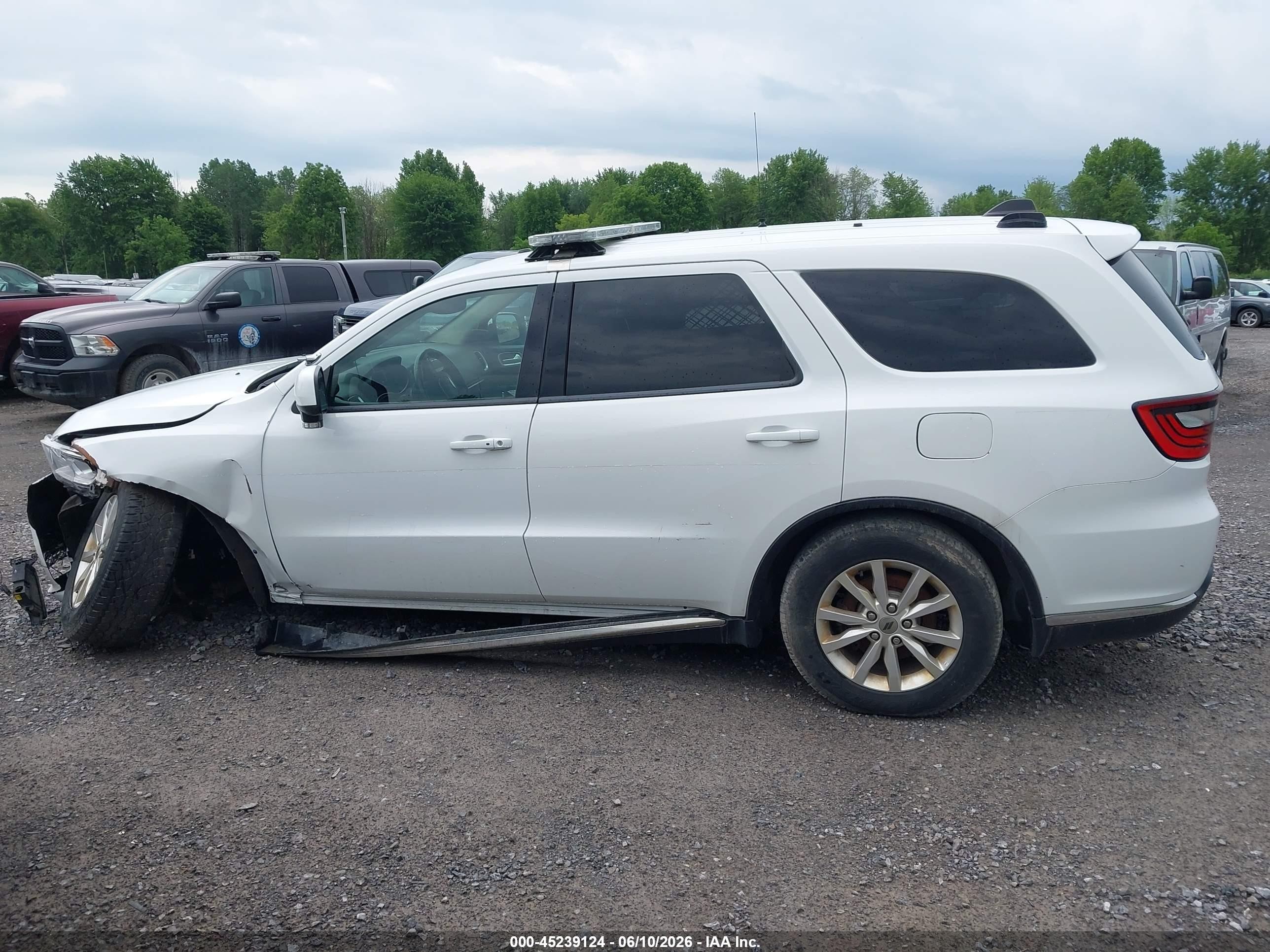 2020 Dodge Durango Pursuit Awd White vin: 1C4RDJFG8LC431811