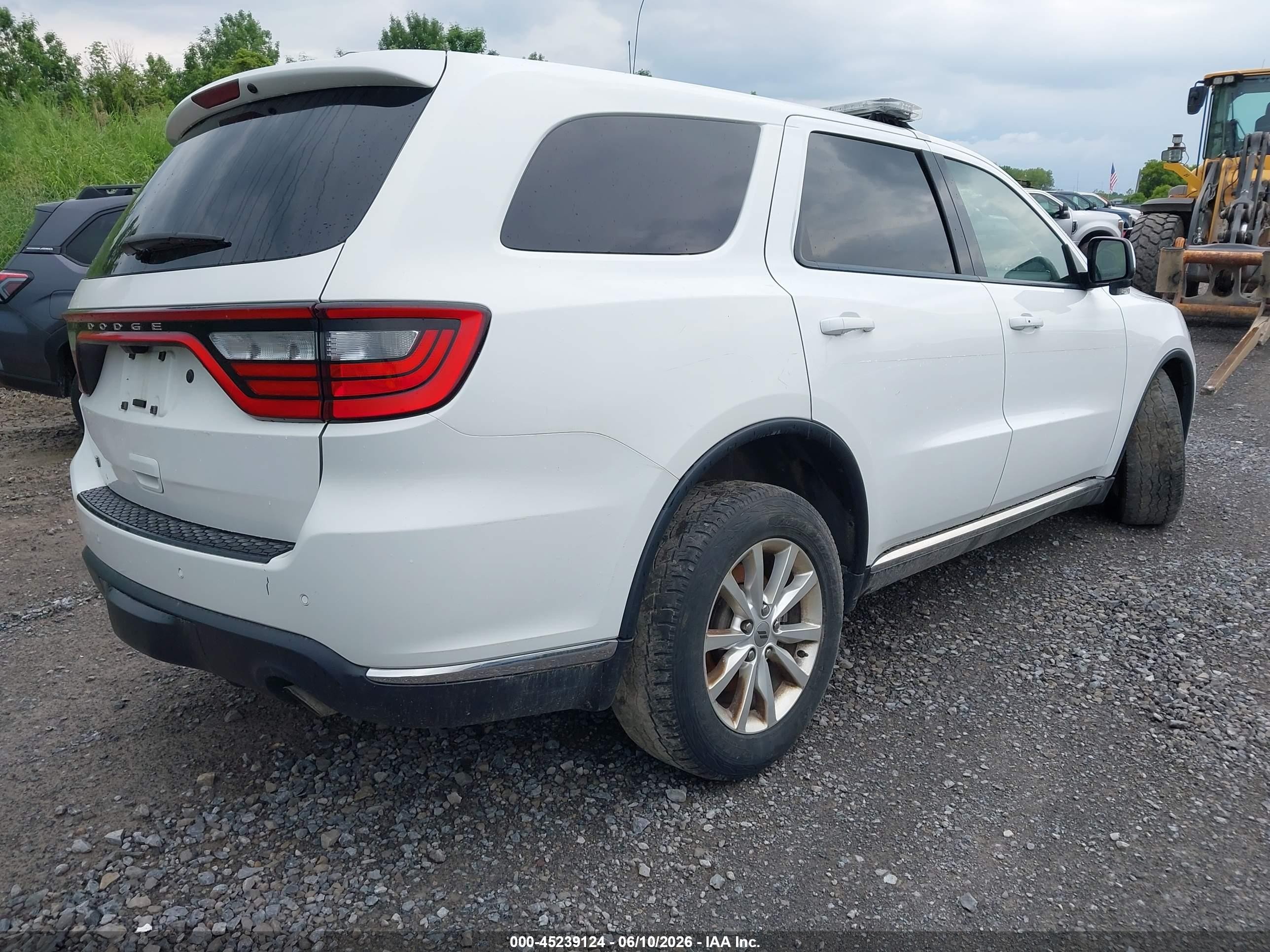 2020 Dodge Durango Pursuit Awd White vin: 1C4RDJFG8LC431811