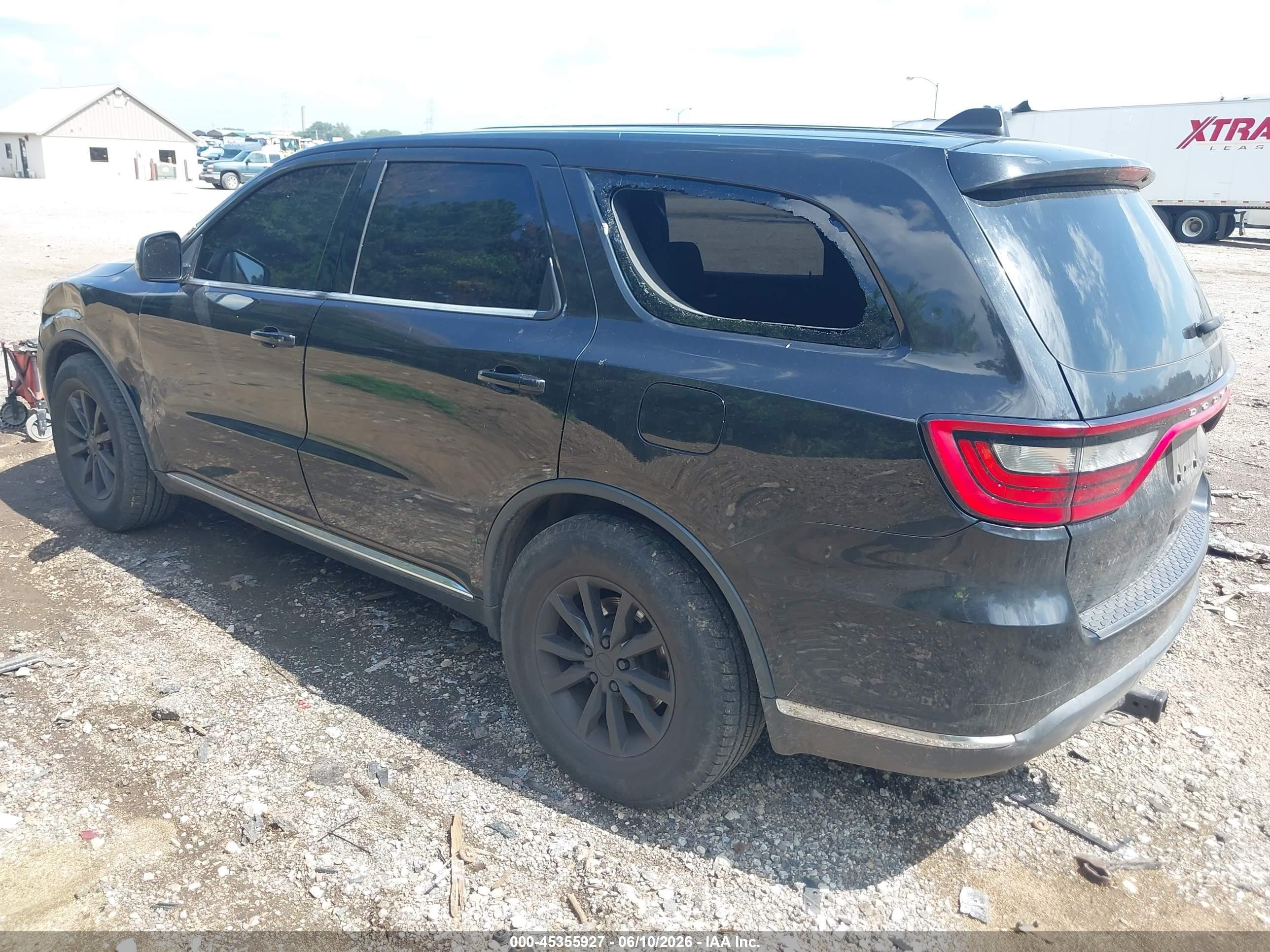 2014 Dodge Durango Special Service Black vin: 1C4RDJFGXEC543576