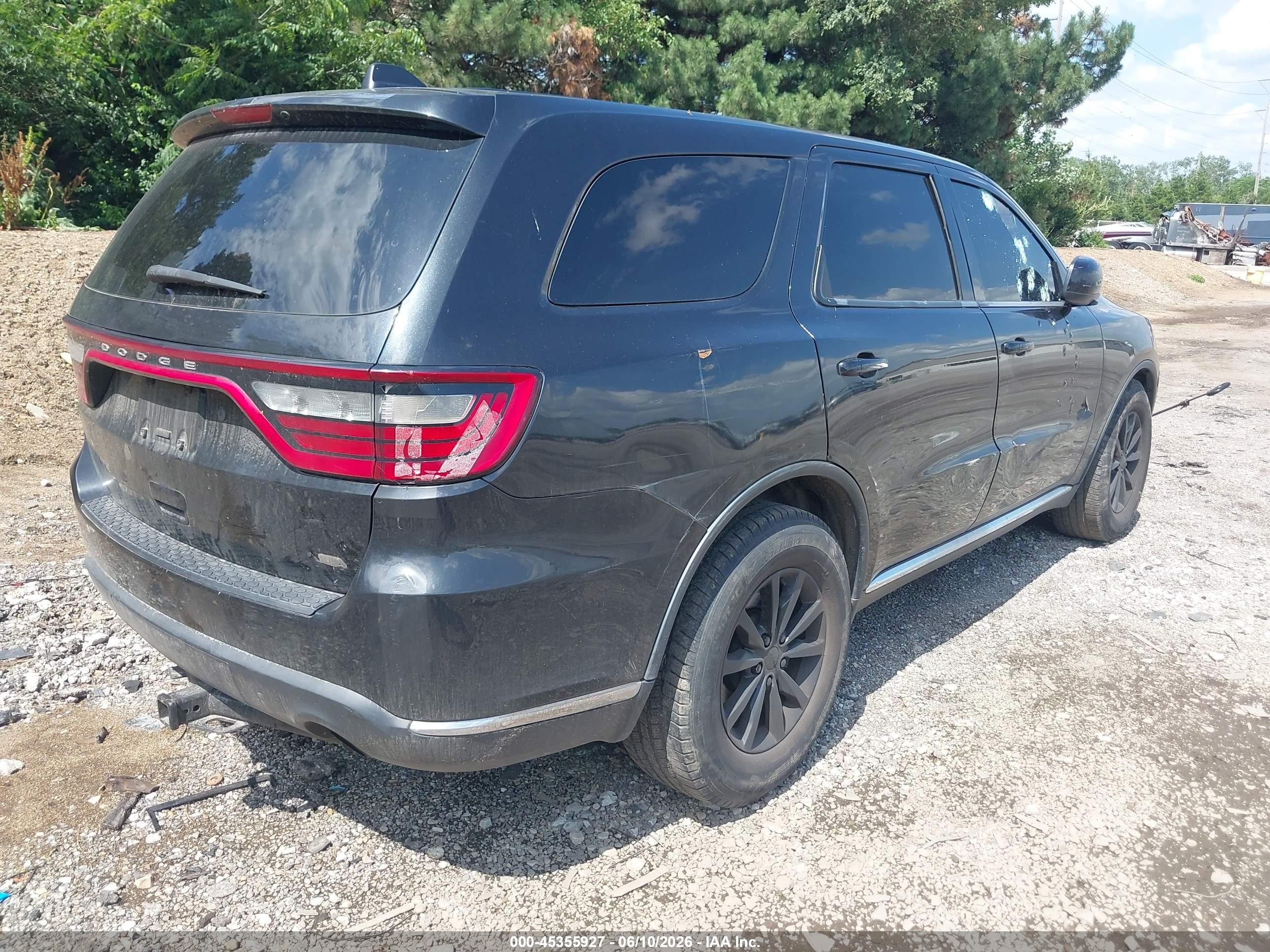 2014 Dodge Durango Special Service Black vin: 1C4RDJFGXEC543576