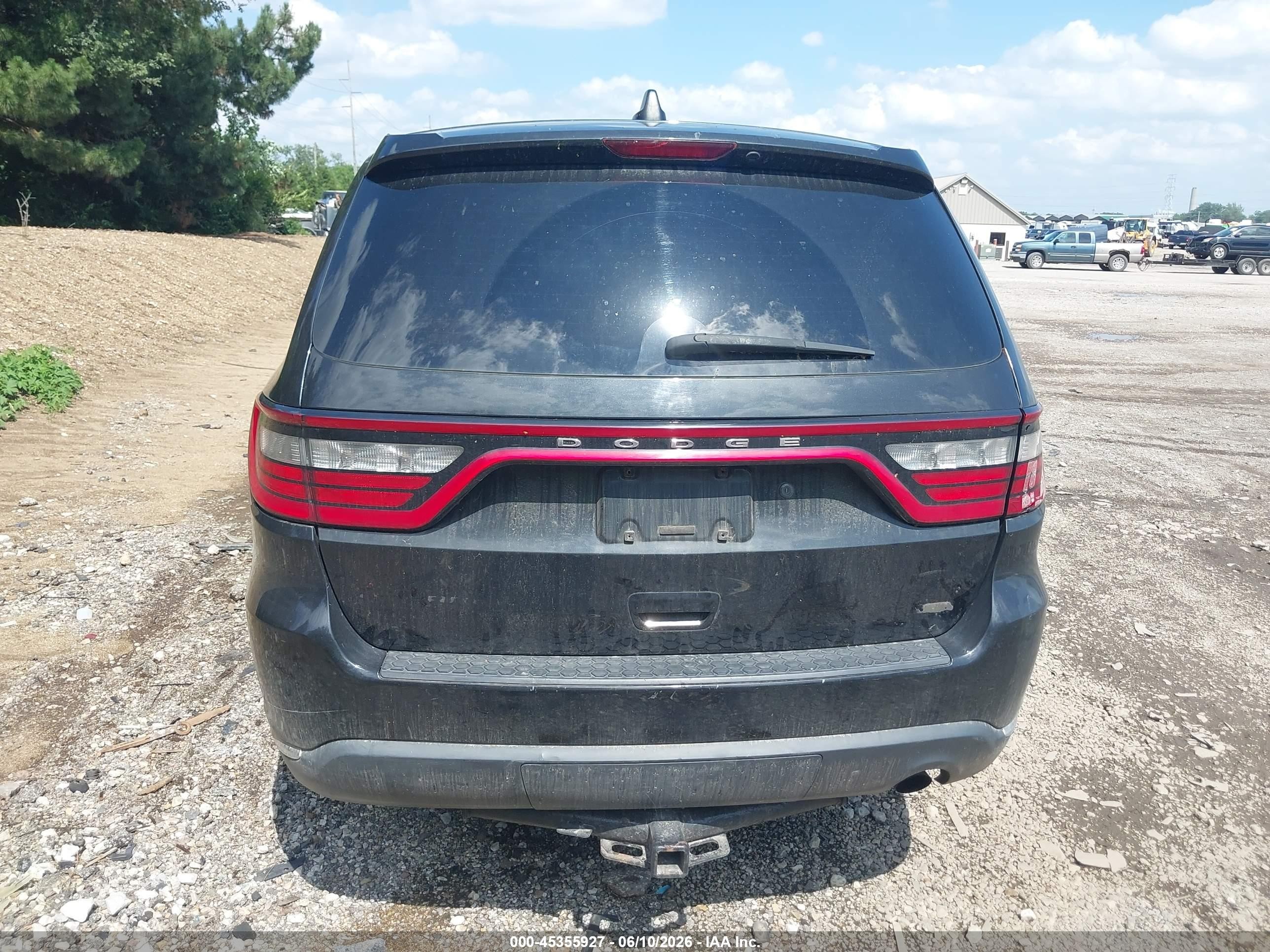 2014 Dodge Durango Special Service Black vin: 1C4RDJFGXEC543576