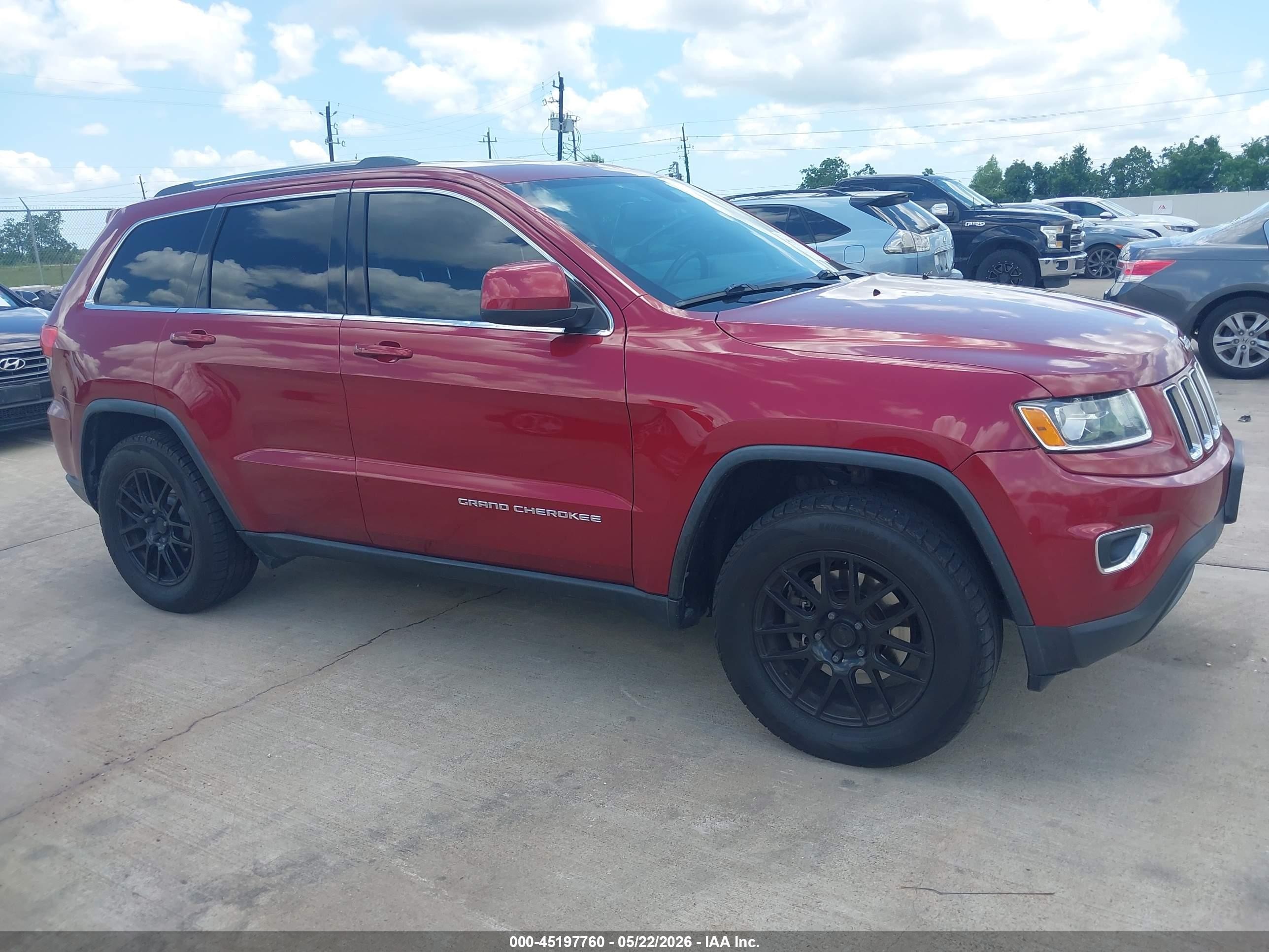 2014 Jeep Grand Cherokee Laredo Red vin: 1C4RJEAG0EC160348