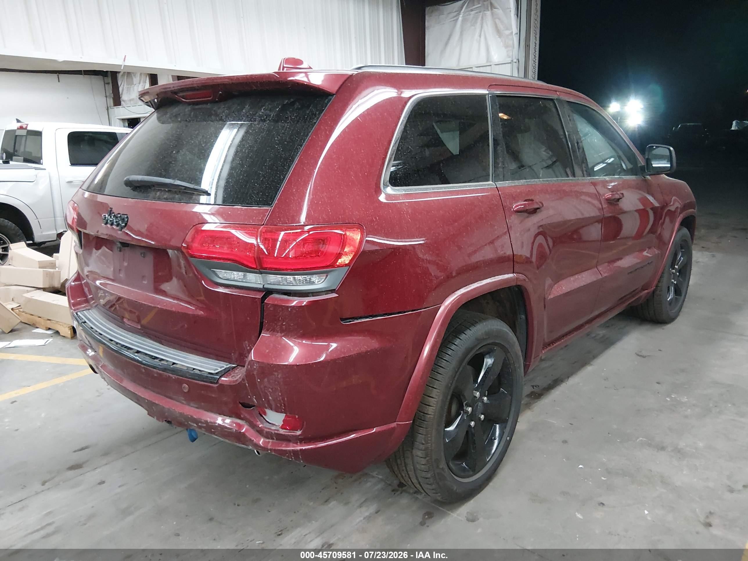 2014 Jeep Grand Cherokee Altitude Red vin: 1C4RJEAG0EC529063