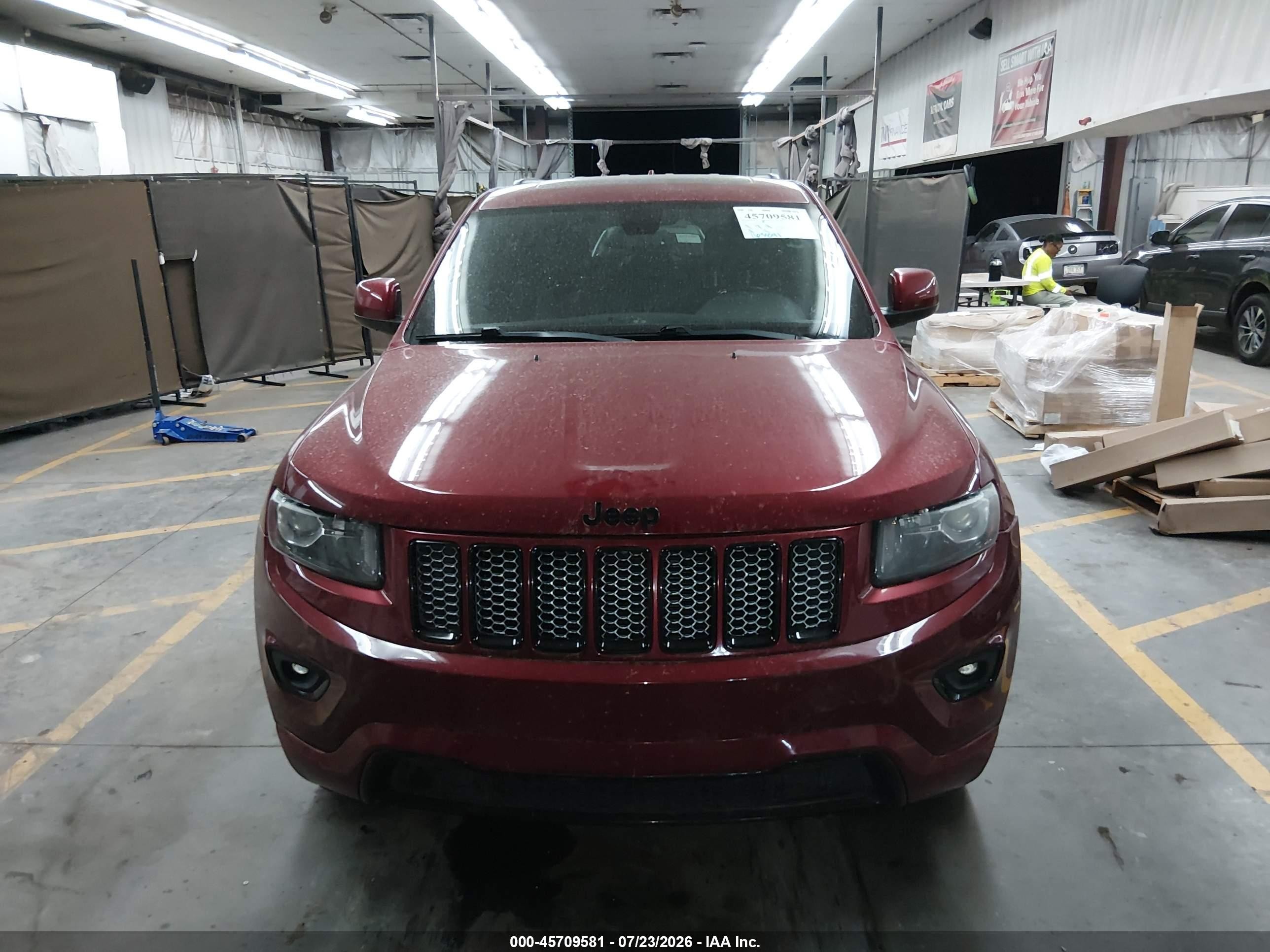 2014 Jeep Grand Cherokee Altitude Red vin: 1C4RJEAG0EC529063