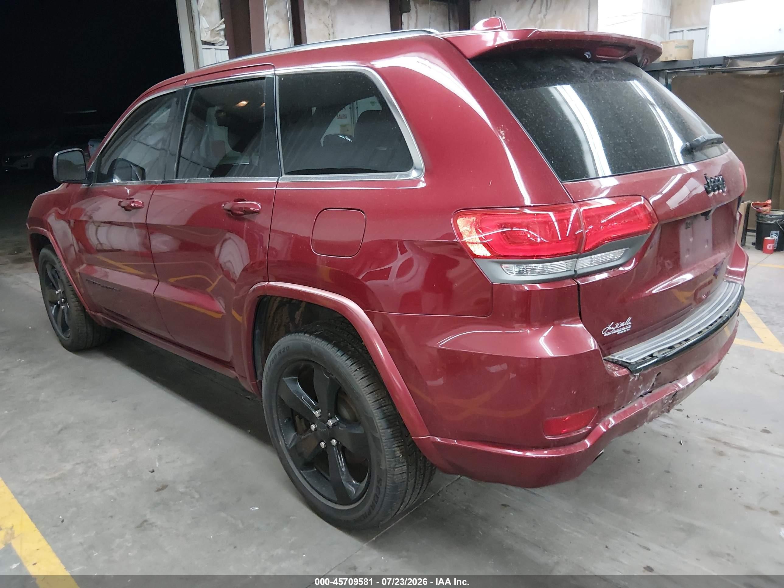 2014 Jeep Grand Cherokee Altitude Red vin: 1C4RJEAG0EC529063