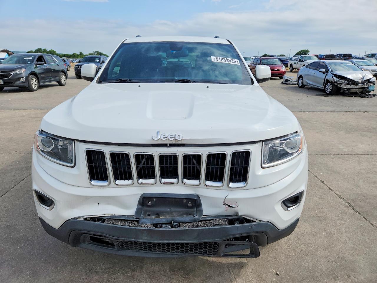 2015 Jeep Grand Cherokee Laredo White vin: 1C4RJEAG0FC162067