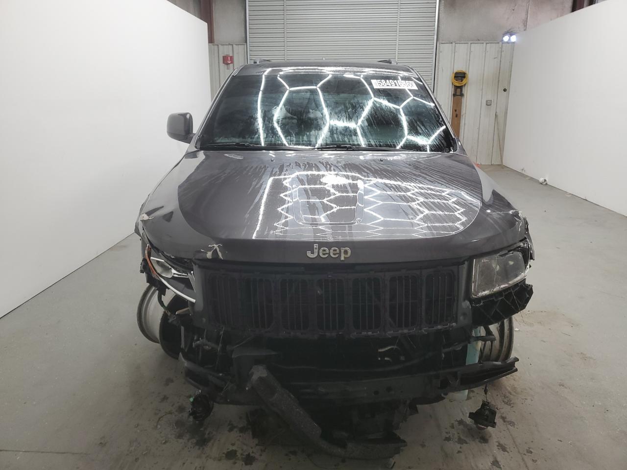 2015 Jeep Grand Cherokee Laredo Gray vin: 1C4RJEAG0FC218251 Damage: Front Bumper Molding, Broken, Replacement Required