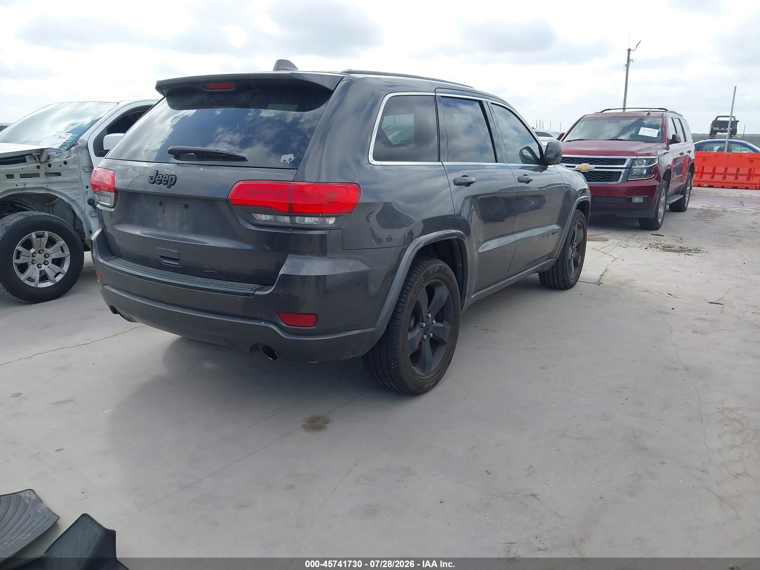 2015 Jeep Grand Cherokee Altitude Серый vin: 1C4RJEAG0FC634784