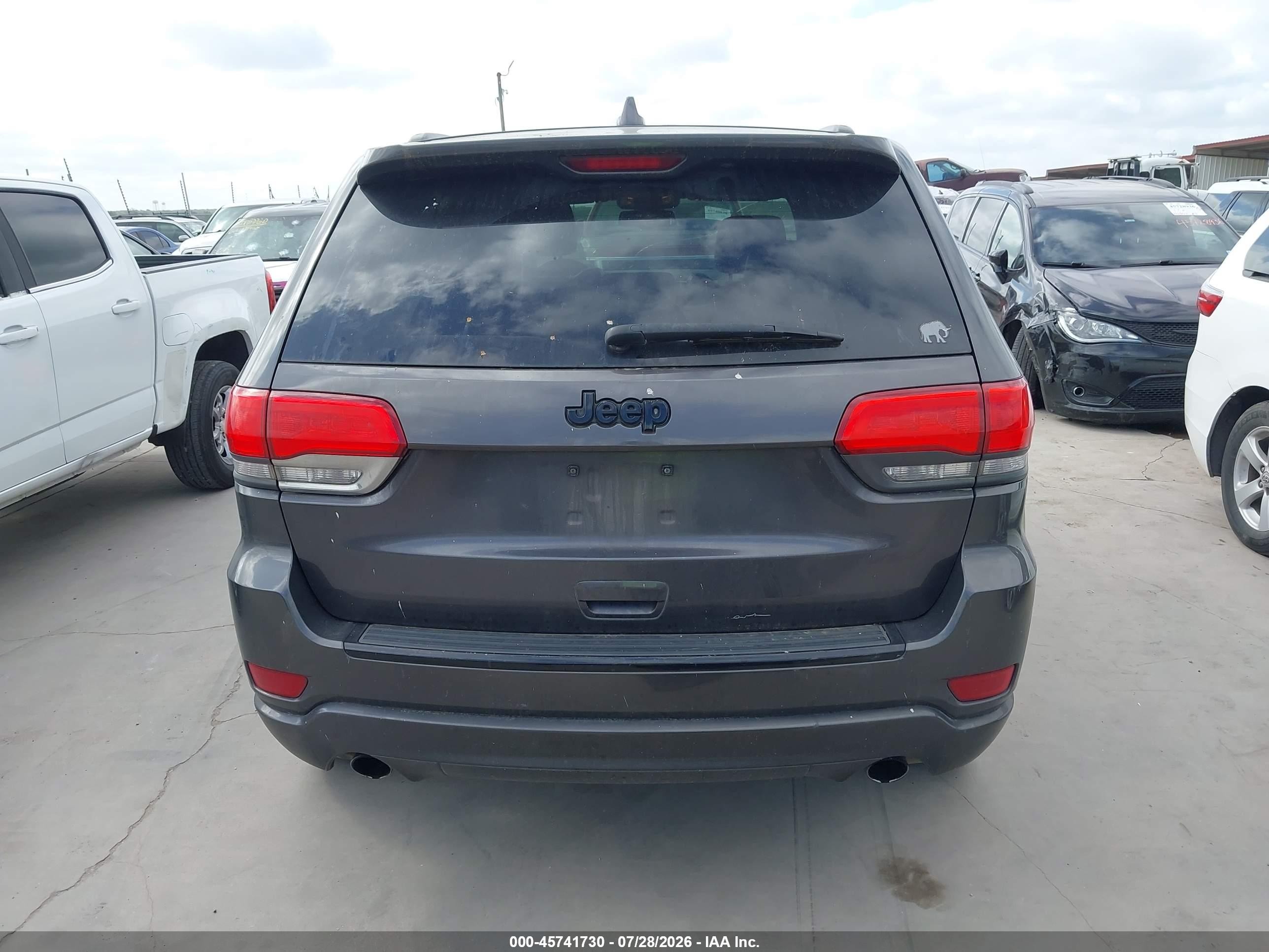2015 Jeep Grand Cherokee Altitude Серый vin: 1C4RJEAG0FC634784