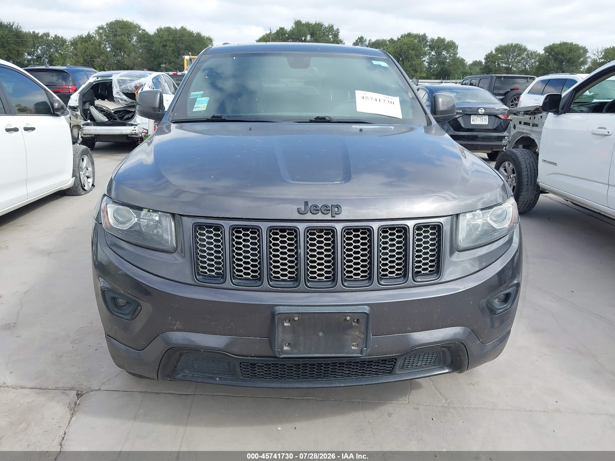 2015 Jeep Grand Cherokee Altitude Серый vin: 1C4RJEAG0FC634784