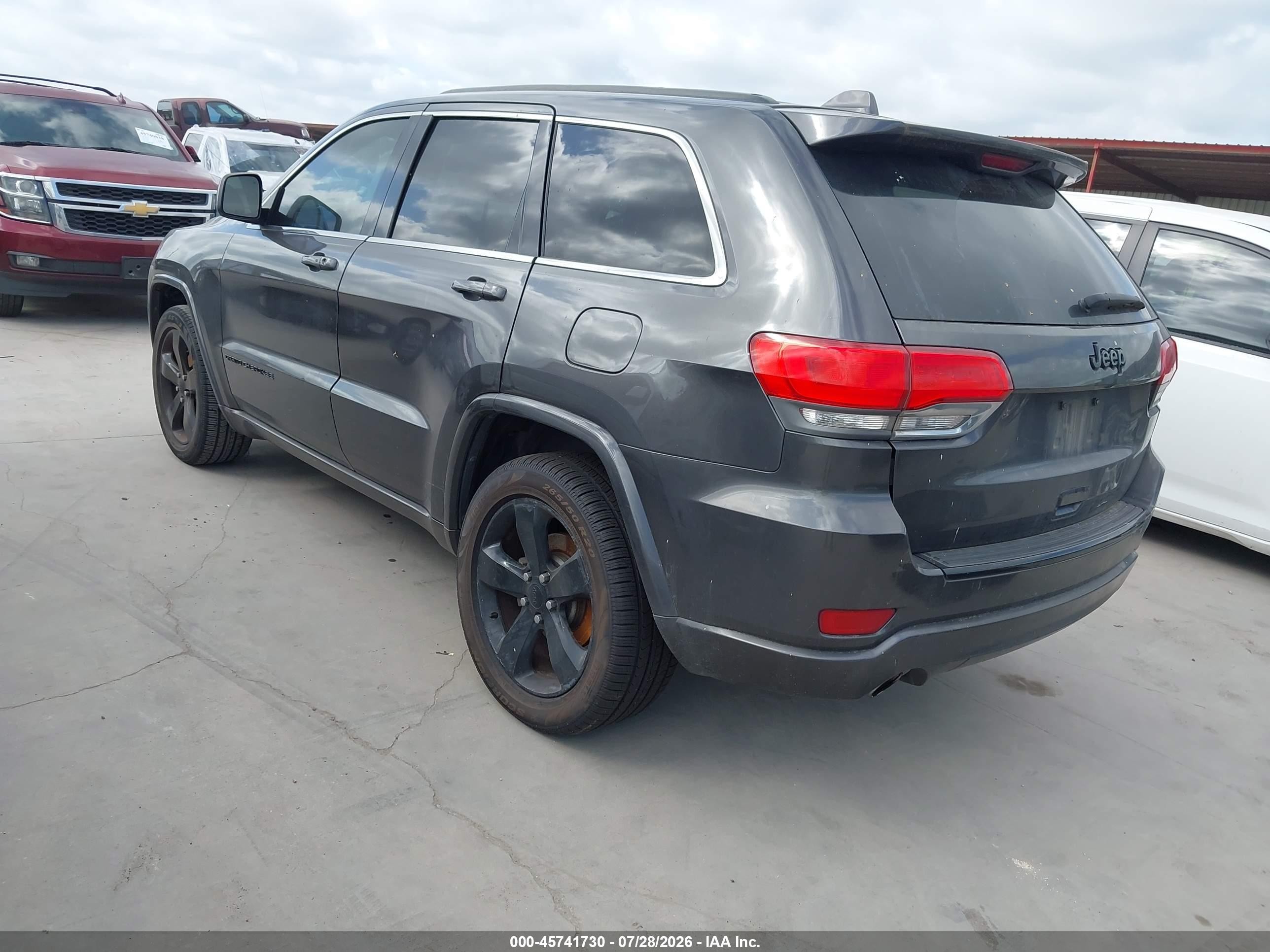 2015 Jeep Grand Cherokee Altitude Серый vin: 1C4RJEAG0FC634784