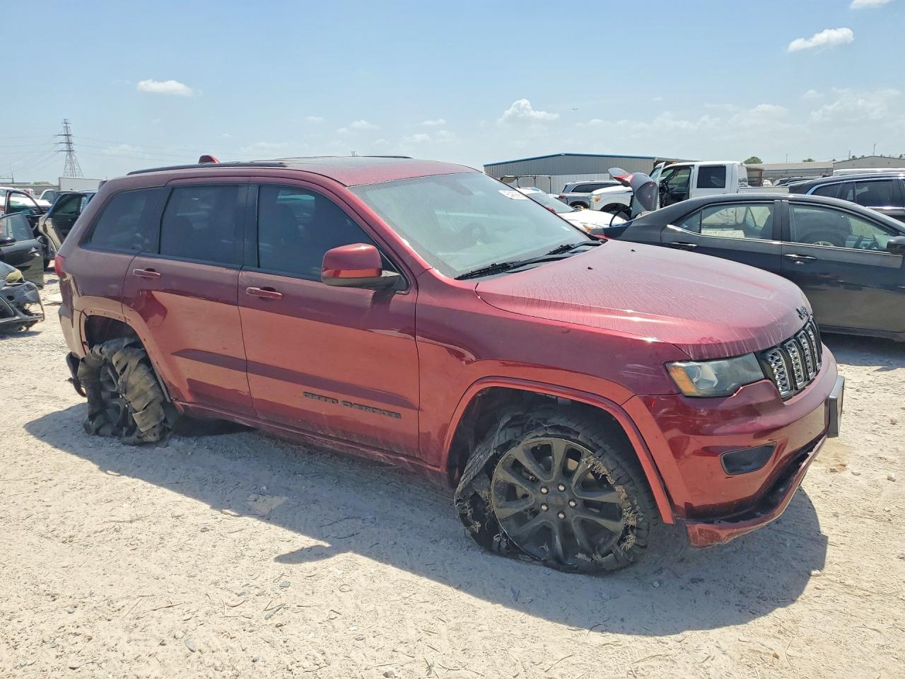 2017 Jeep Grand Cherokee Laredo Maroon vin: 1C4RJEAG0HC770545