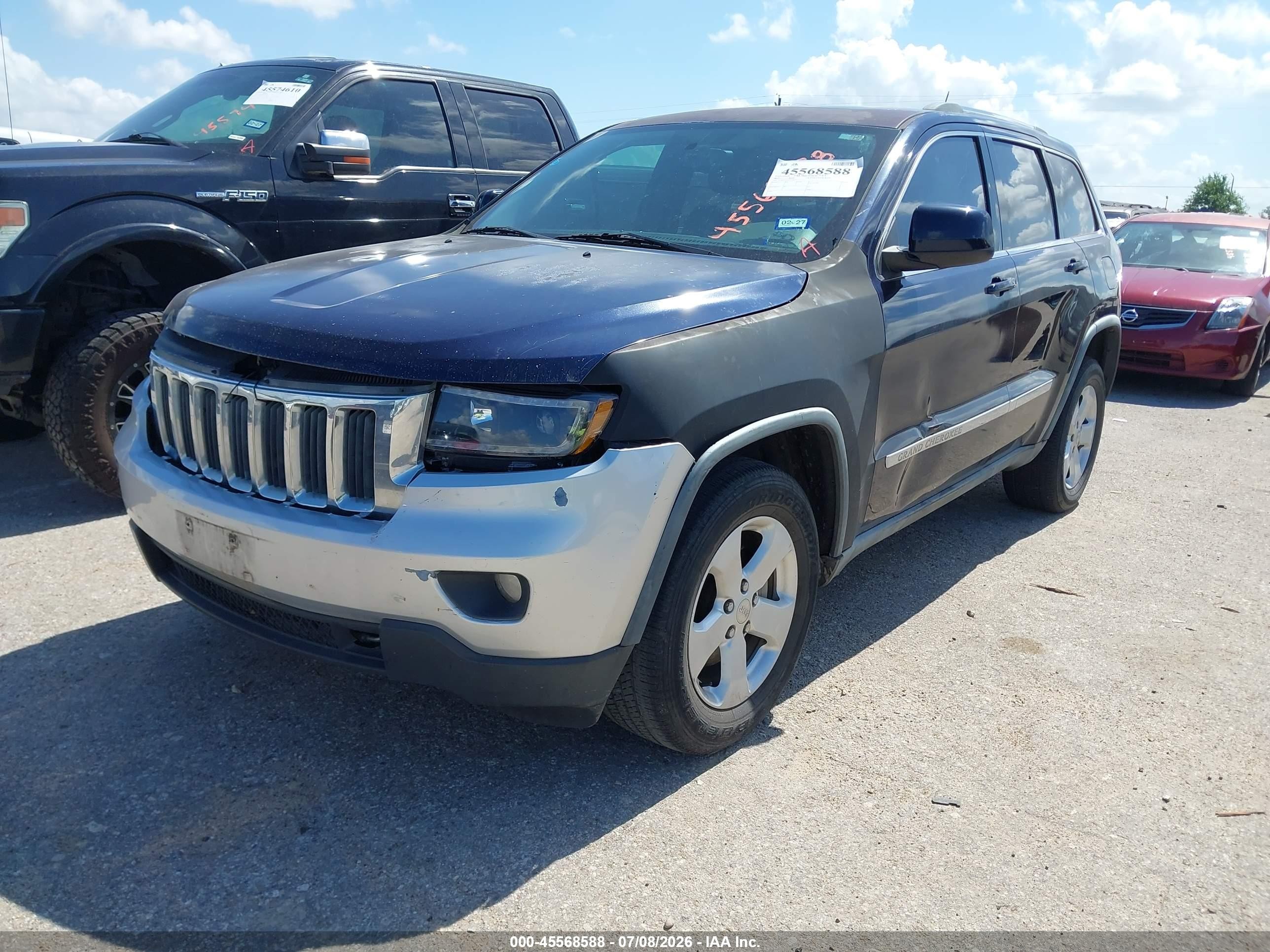 2012 Jeep Grand Cherokee Laredo Blue vin: 1C4RJEAG1CC129137
