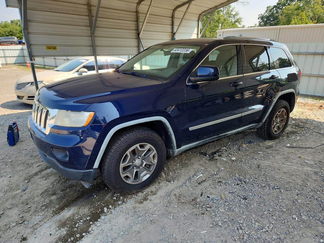 2012 Jeep Grand Cherokee Laredo Синий vin: 1C4RJEAG1CC162350