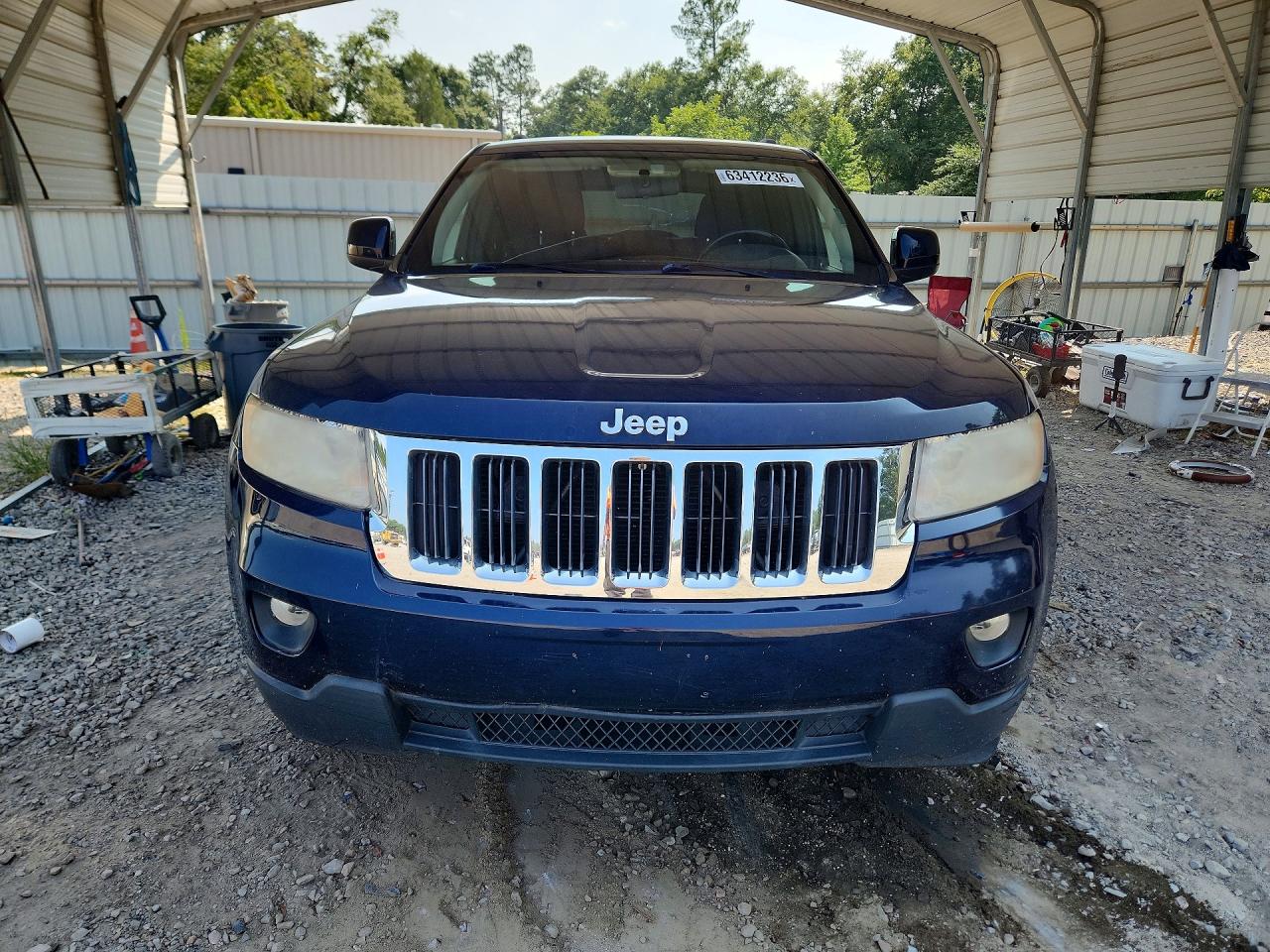 2012 Jeep Grand Cherokee Laredo Синий vin: 1C4RJEAG1CC162350