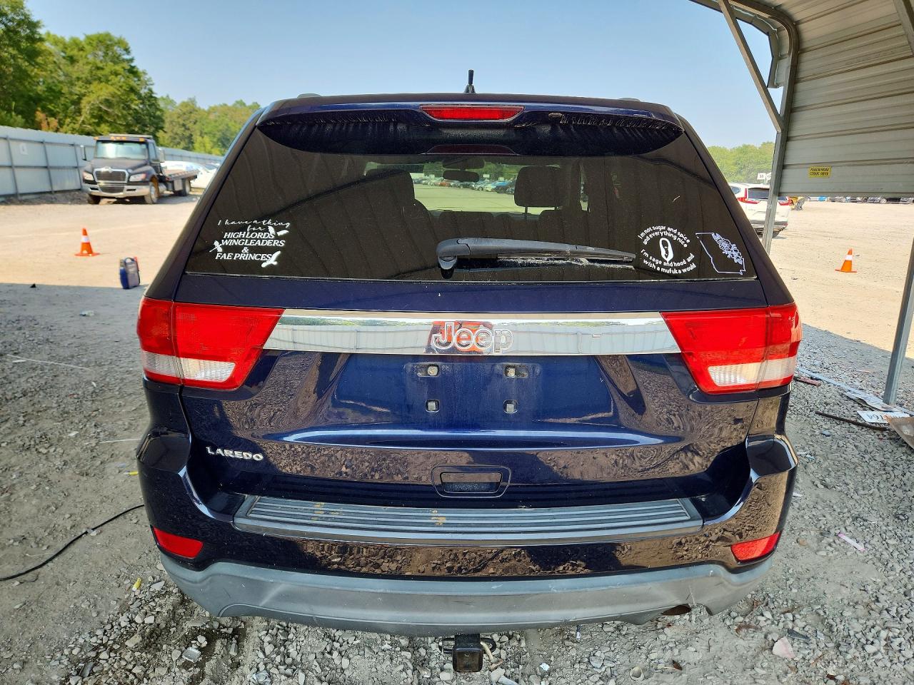 2012 Jeep Grand Cherokee Laredo Синий vin: 1C4RJEAG1CC162350