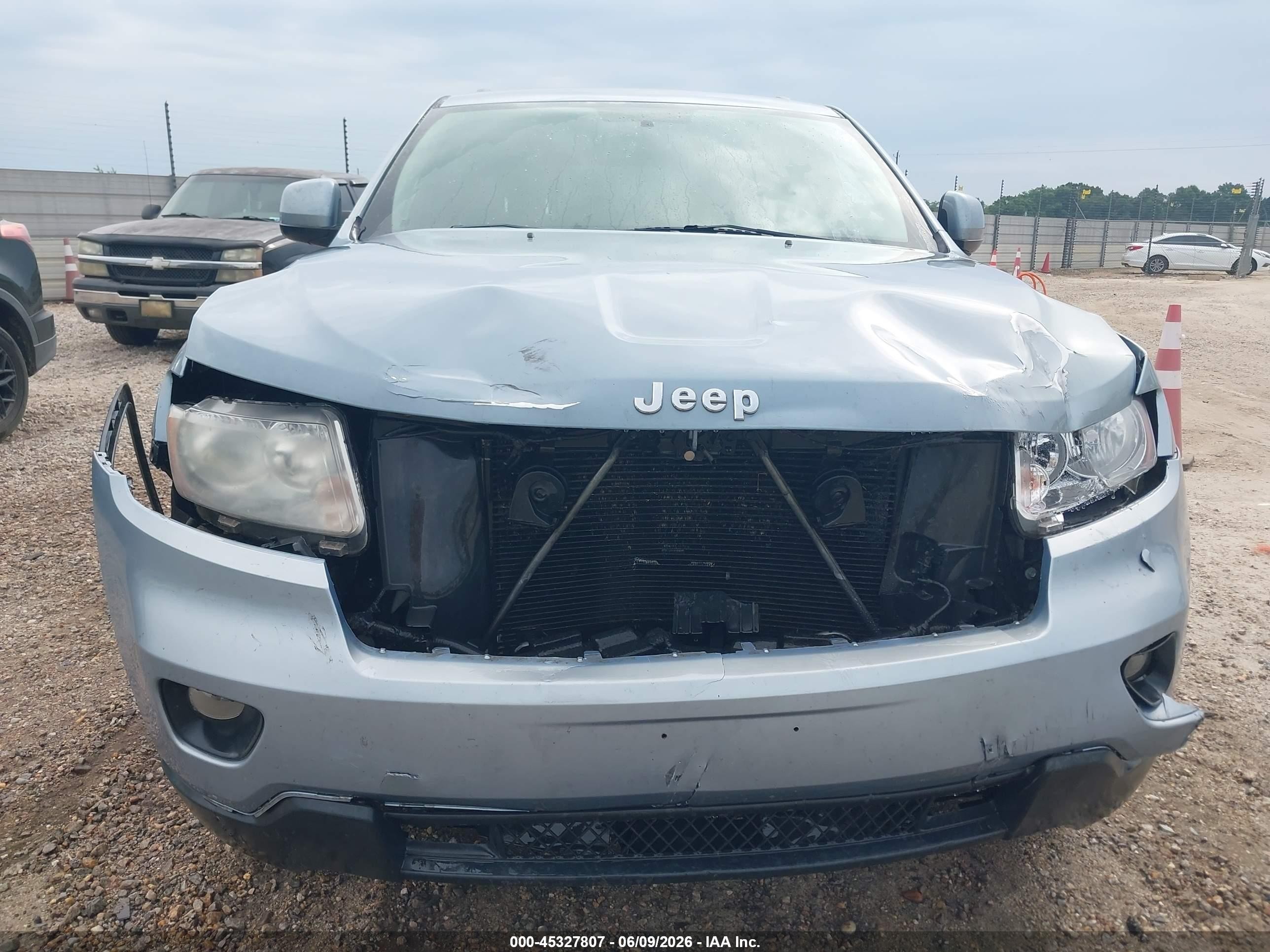 2012 Jeep Grand Cherokee Laredo Light Blue vin: 1C4RJEAG1CC227939