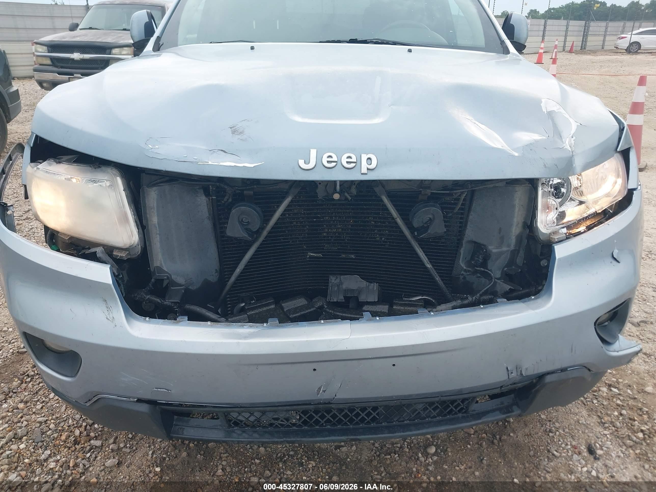 2012 Jeep Grand Cherokee Laredo Light Blue vin: 1C4RJEAG1CC227939